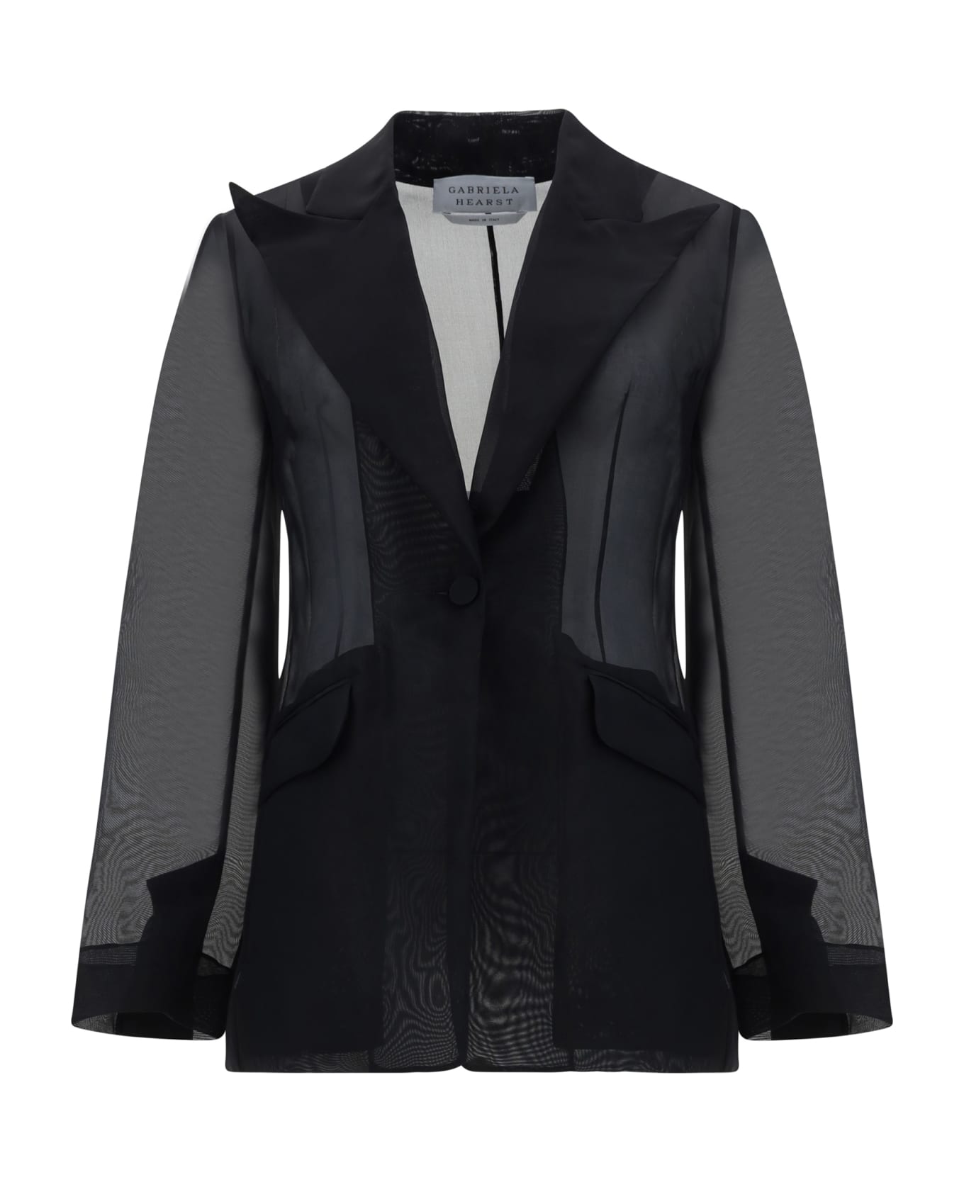 Gabriela Hearst Leiva Blazer Jacket - Black