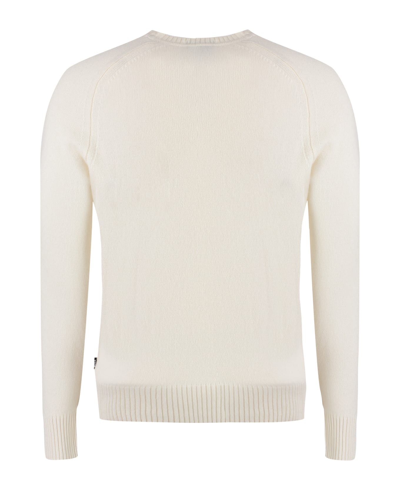 Hugo Boss Crew-neck Cashmere Sweater - White