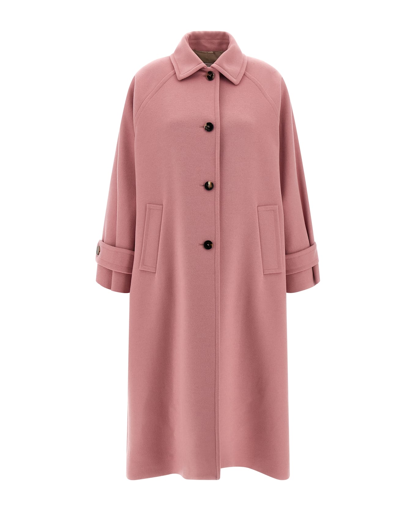 Alberto Biani Wool Coat - Pink
