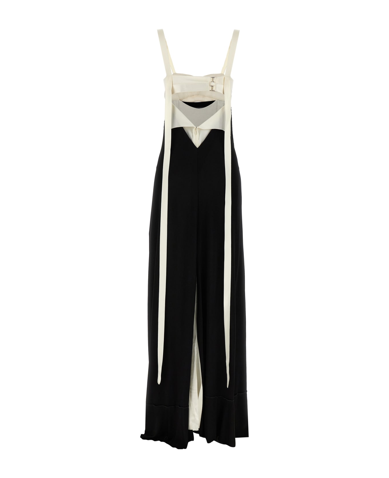 Victoria Beckham Bra Detail Dress - White/Black