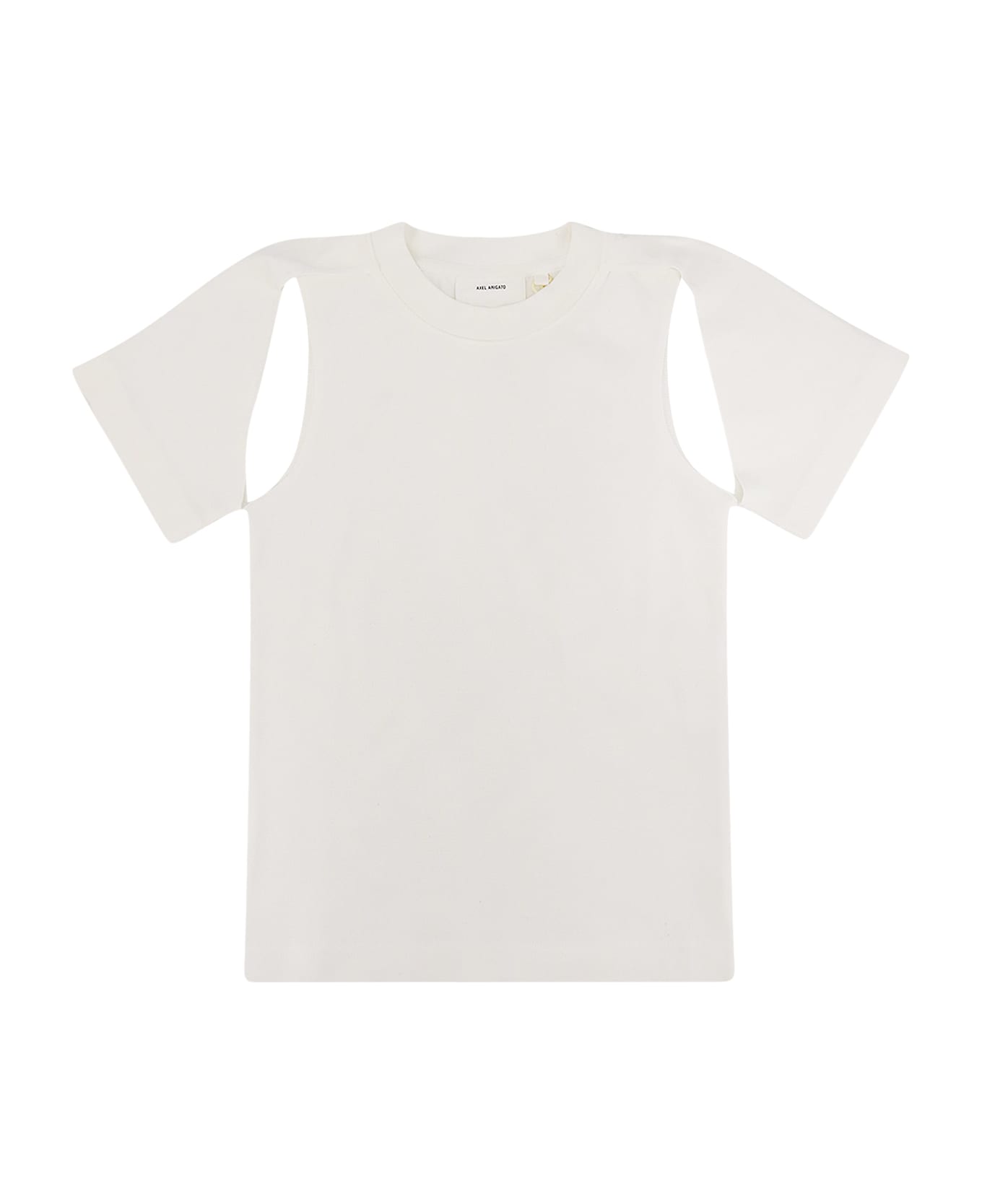 Axel Arigato Cotton -shirt With Cut Out Details - White
