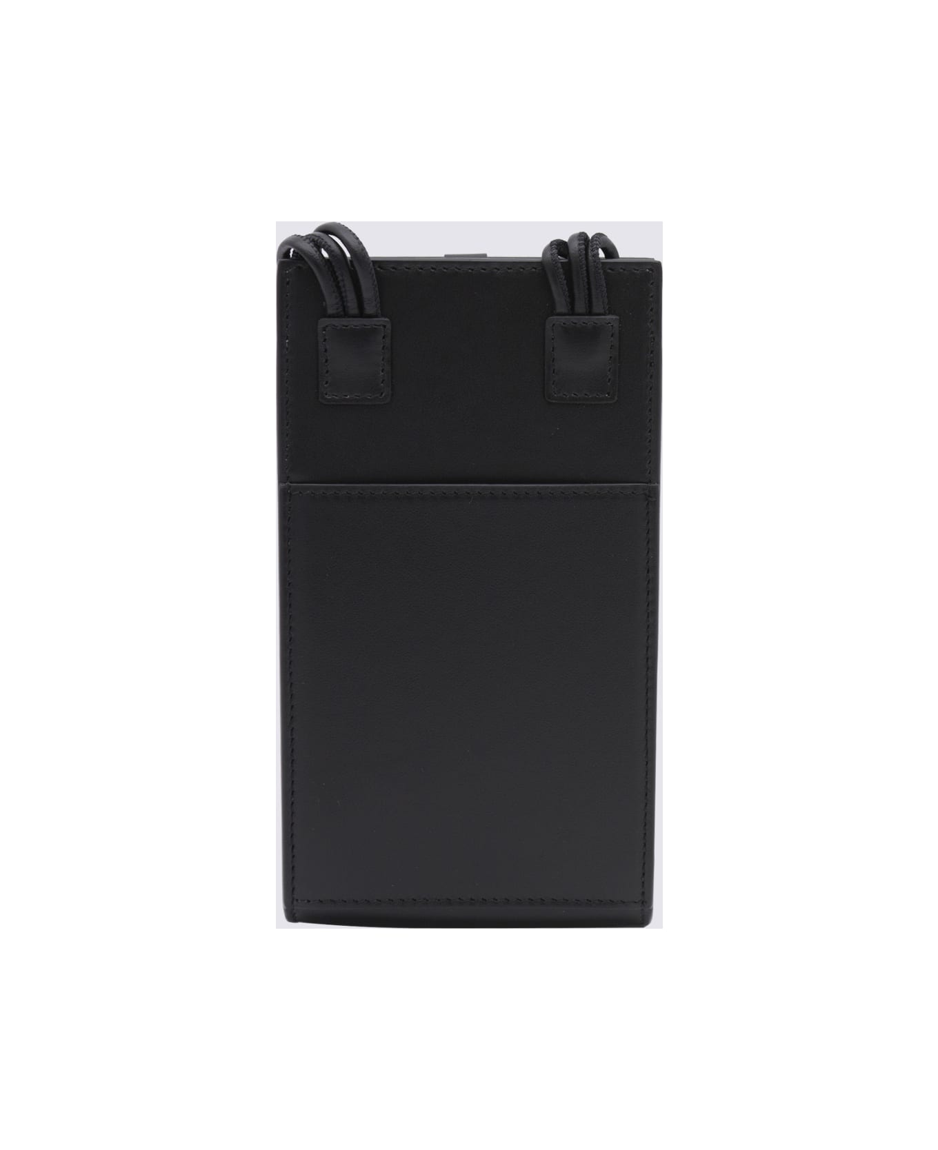 Jil Sander Black Leather Tangle Phone Case Crossbody Bag - Black ショルダーバッグ