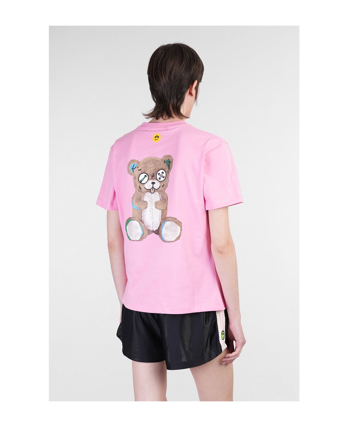 Barrow T-shirt In Rose-pink Cotton - rose-pink