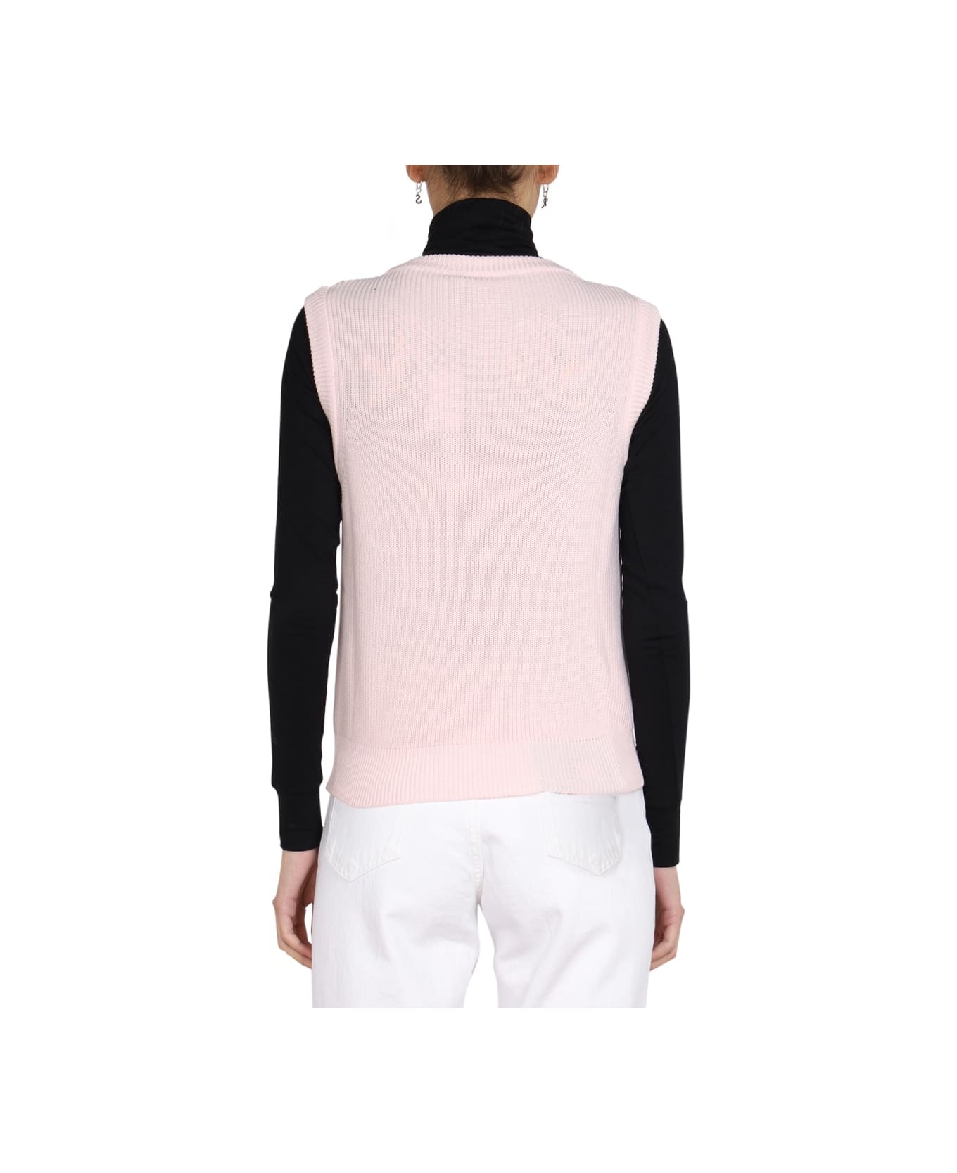Raf Simons Knitted Vest - PINK ベスト