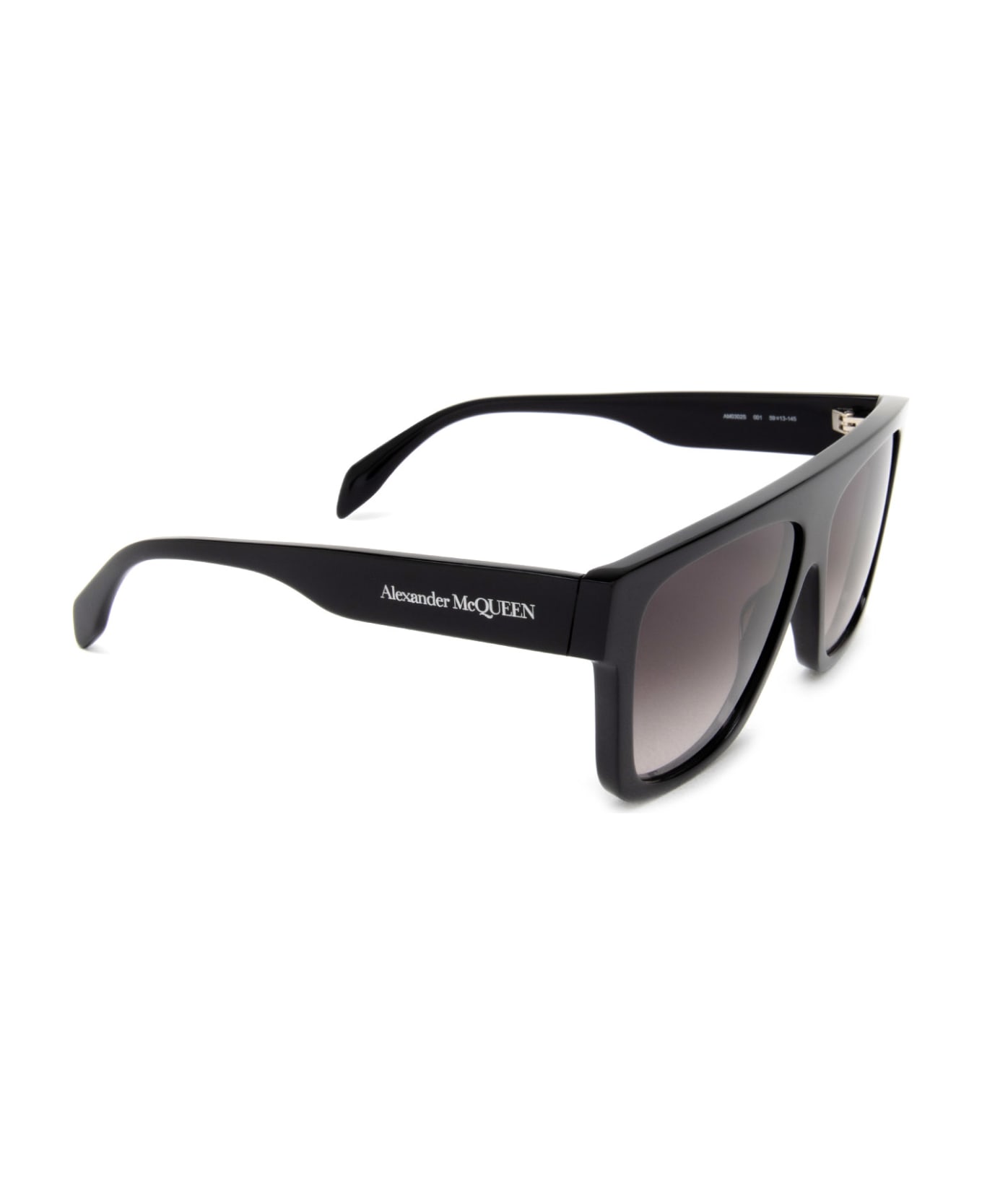 Alexander McQueen Eyewear Am0302s Black Sunglasses - Black