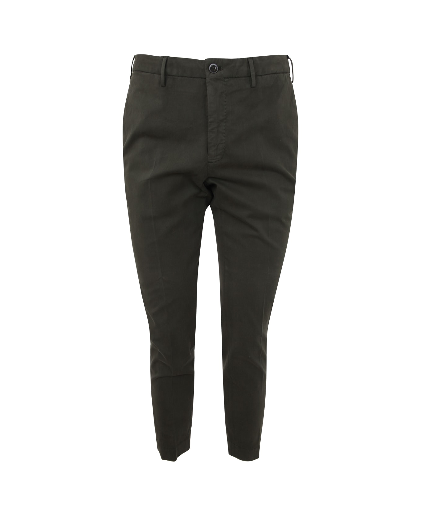 Incotex Cotton Short Trousers - Green