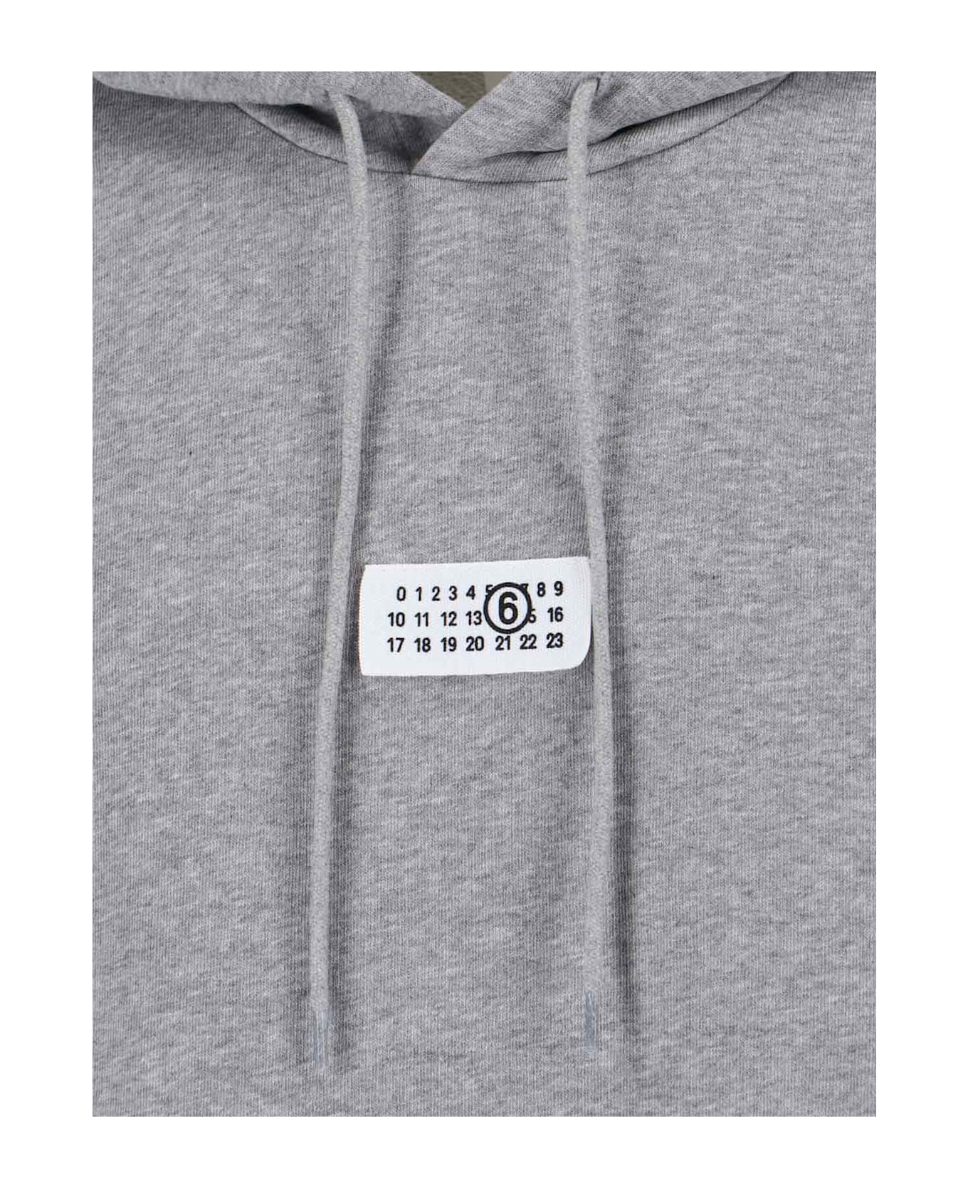 MM6 Maison Margiela "numeric" Hoodie - Gray