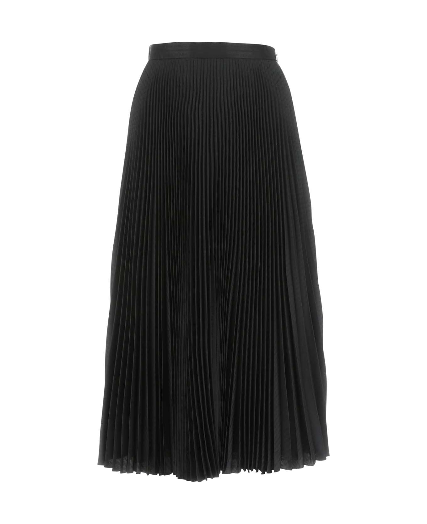 Prada Black Silk Blend Skirt - F0002 スカート