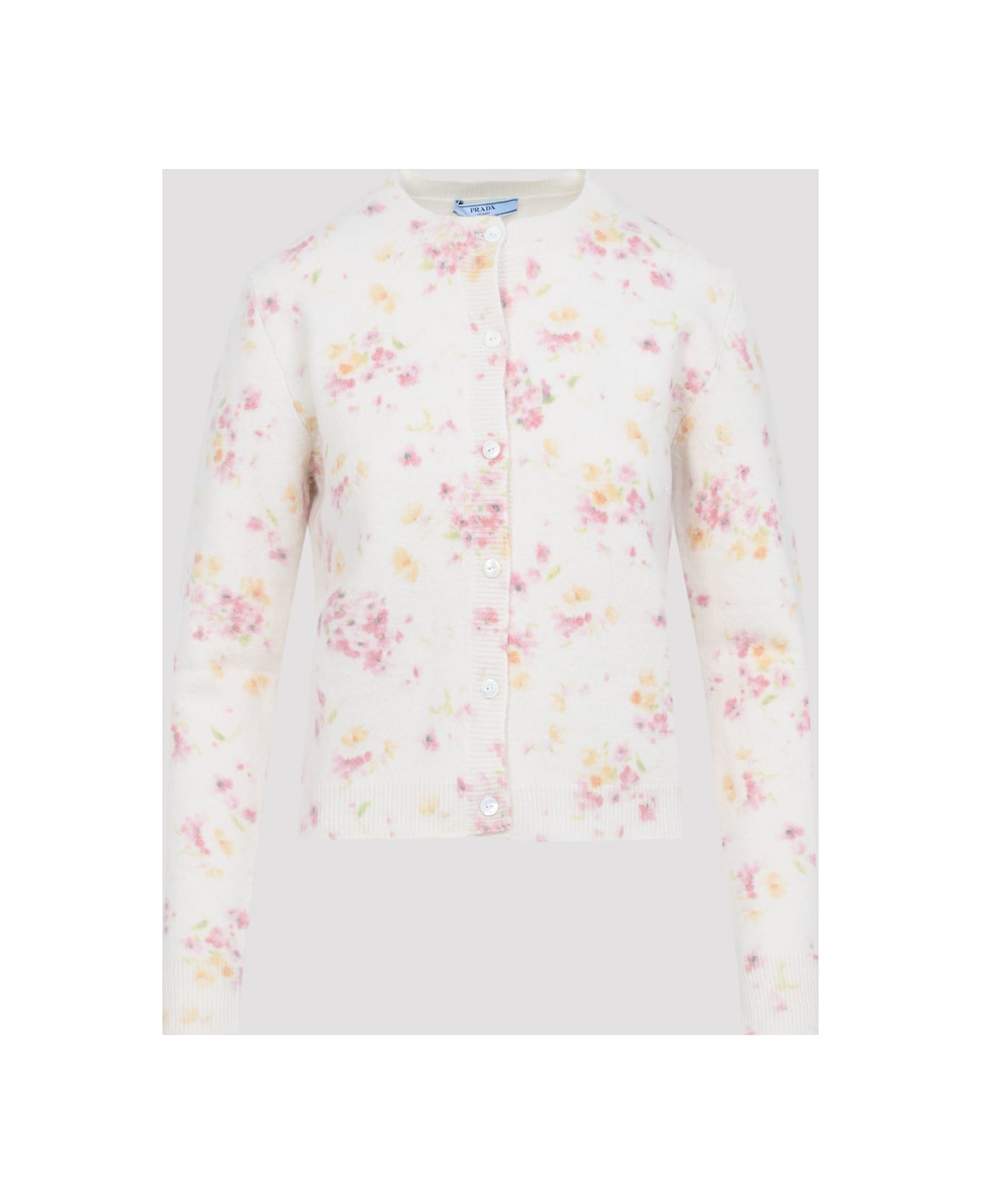 Prada Virgin Wool Cardigan - Begonia