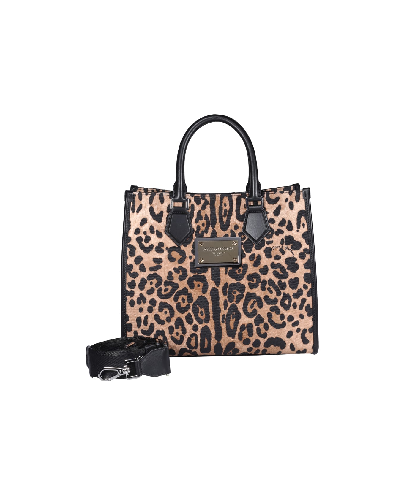 Dolce & Gabbana Leo Print Shopping Bag - Animalier