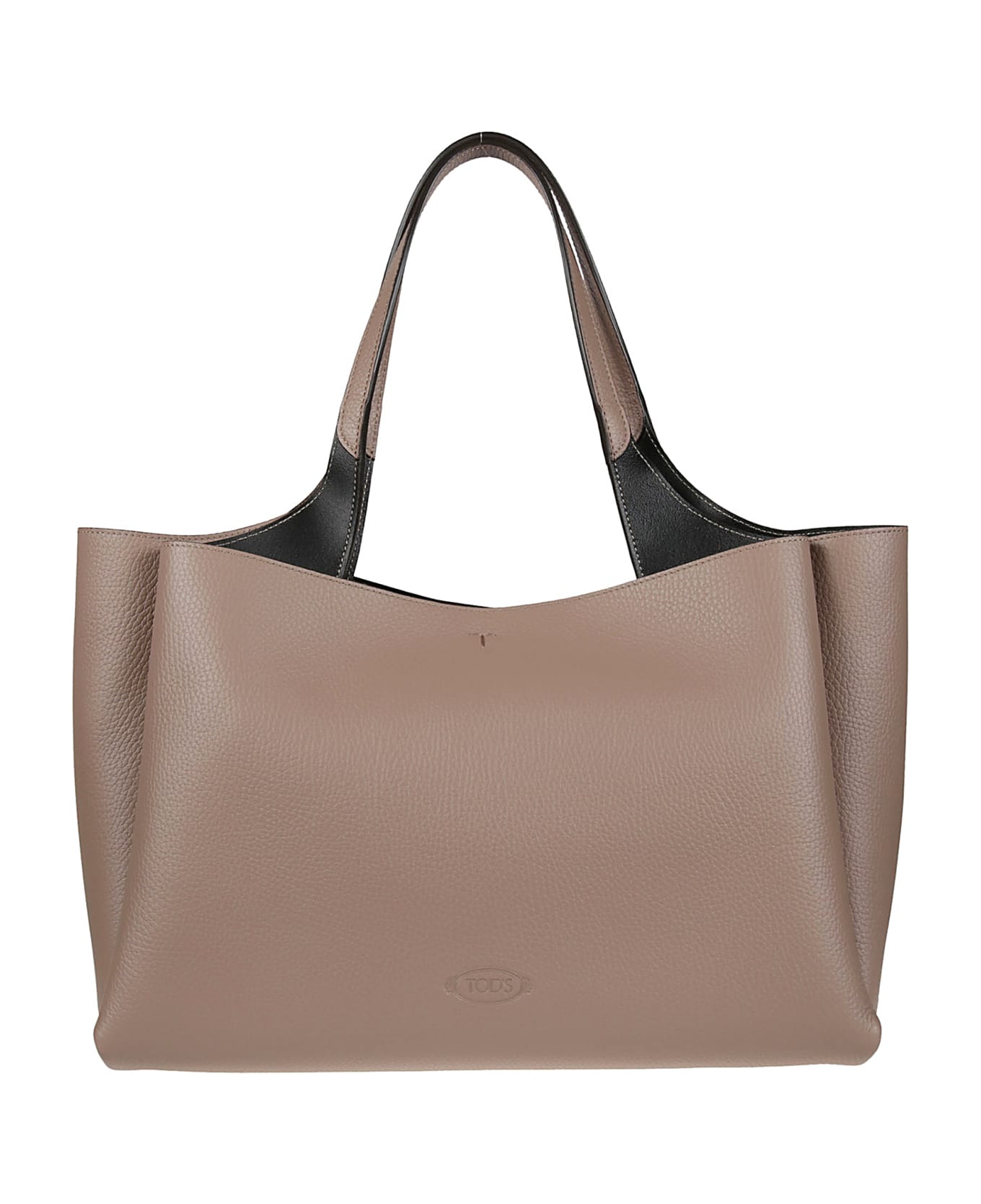 Tod's Leather Shoulder Bag - F Creta/nero