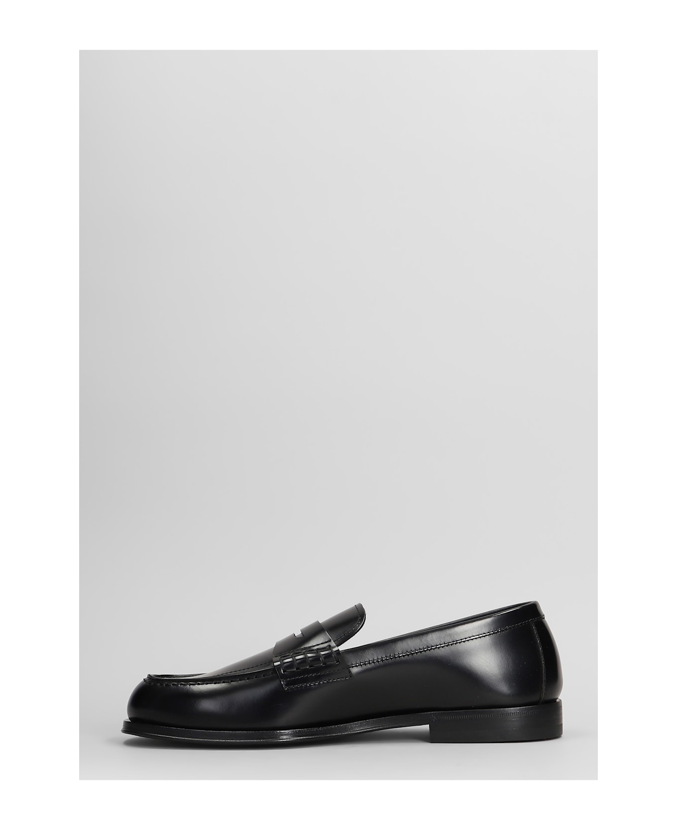 Henderson Baracco Loafers In Black Leather - black