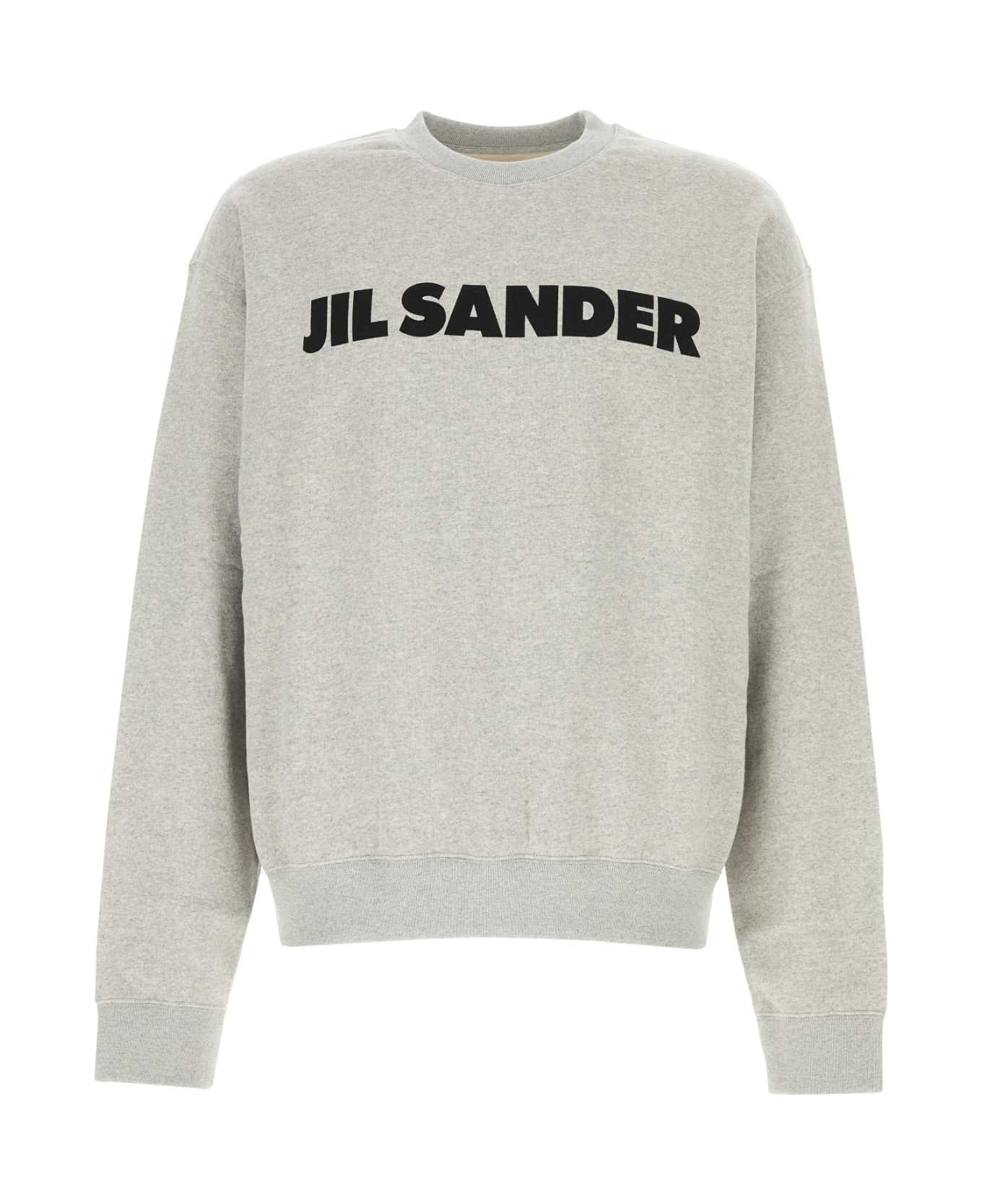 Jil Sander Grey Cotton Sweatshirt - POWDER GREEN フリース