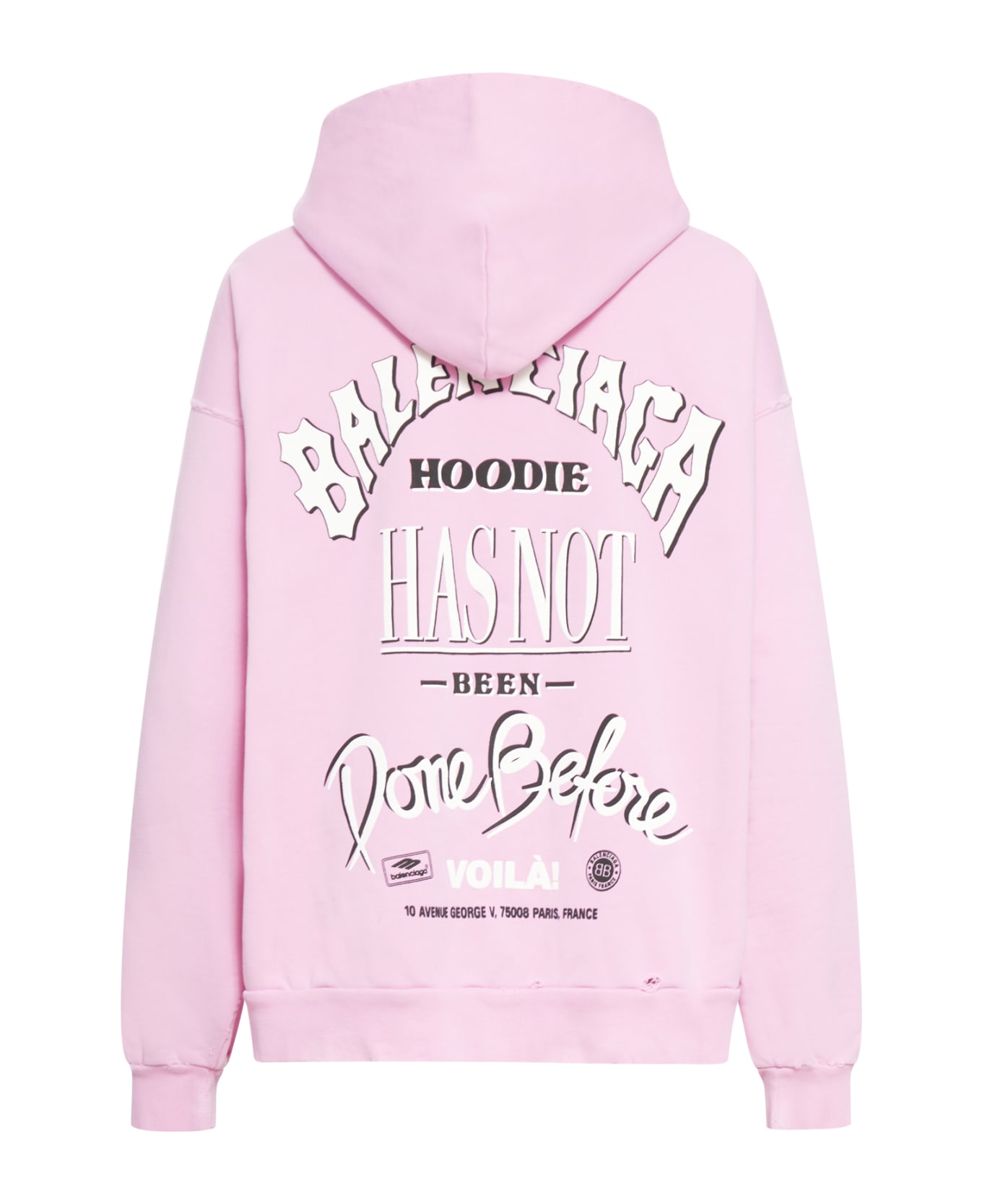 Balenciaga Zip-up Hoodie Not Been Done Archetype Moll - Faded Pink