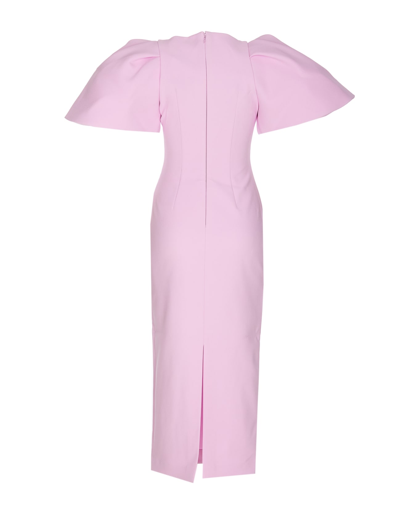 Solace London Lora Midi Dress - Blush Pink