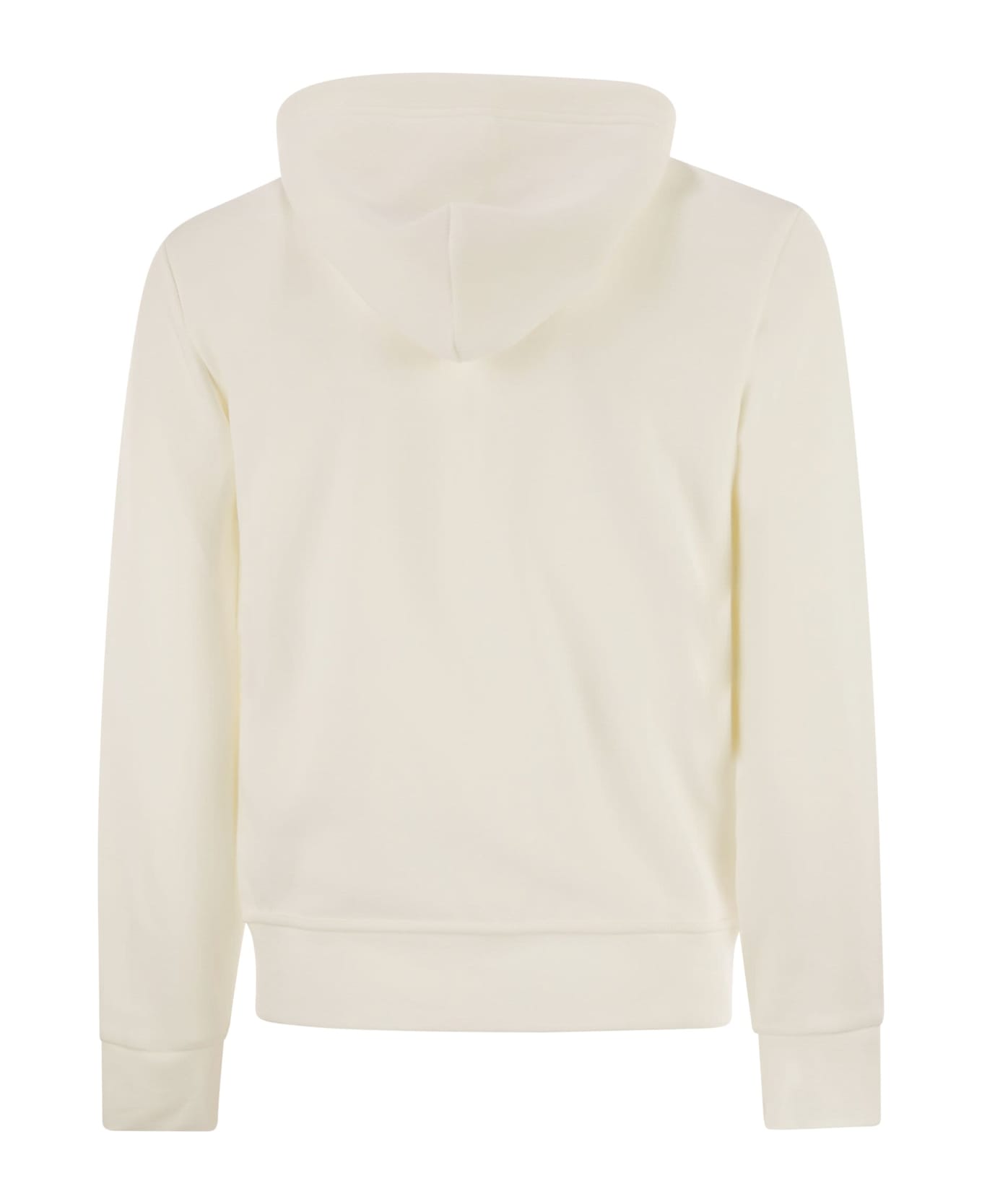 Ralph Lauren Hoodie With Zip - White