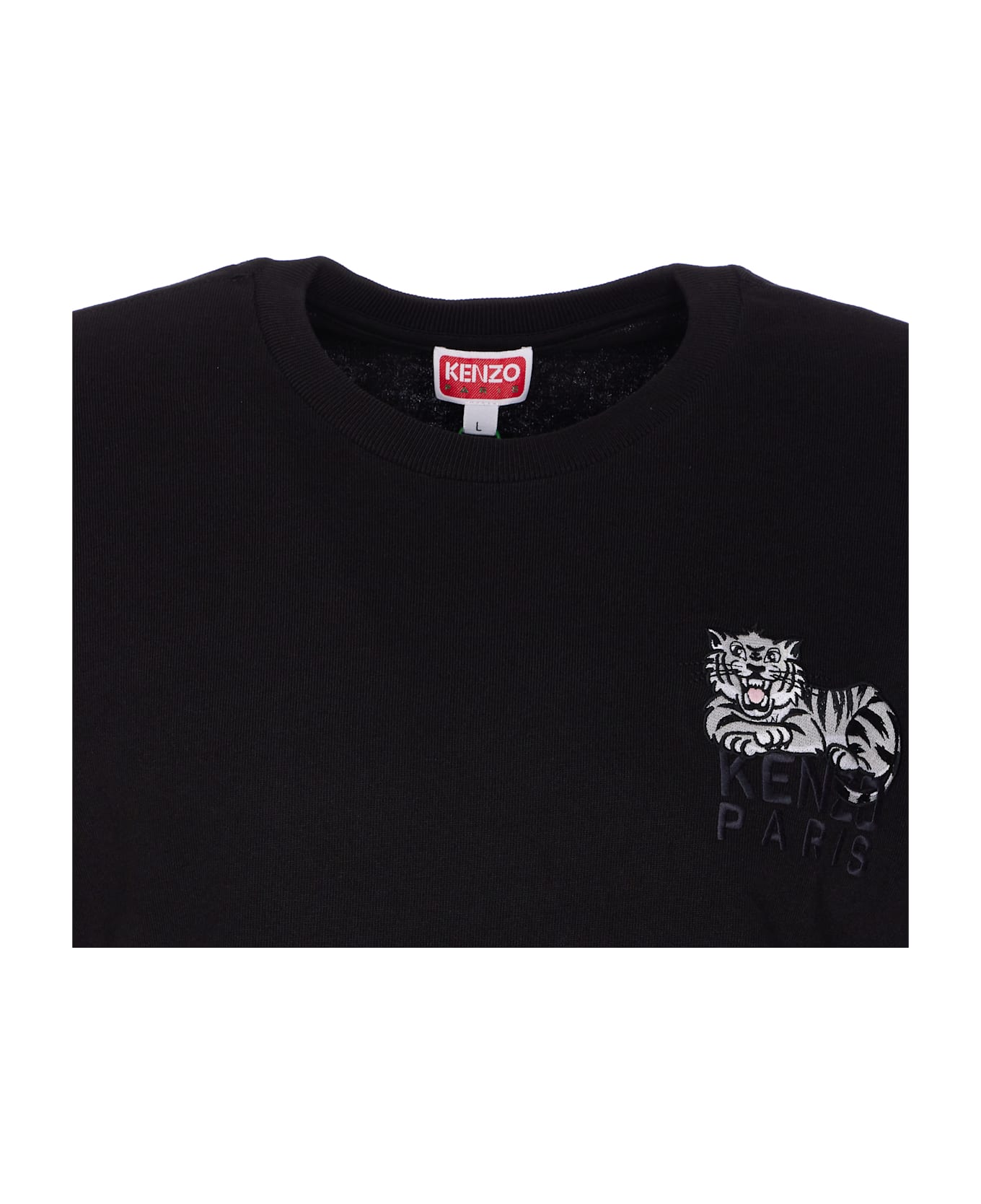 Kenzo Gots Kenzo Happy Tiger T-shirt - Black