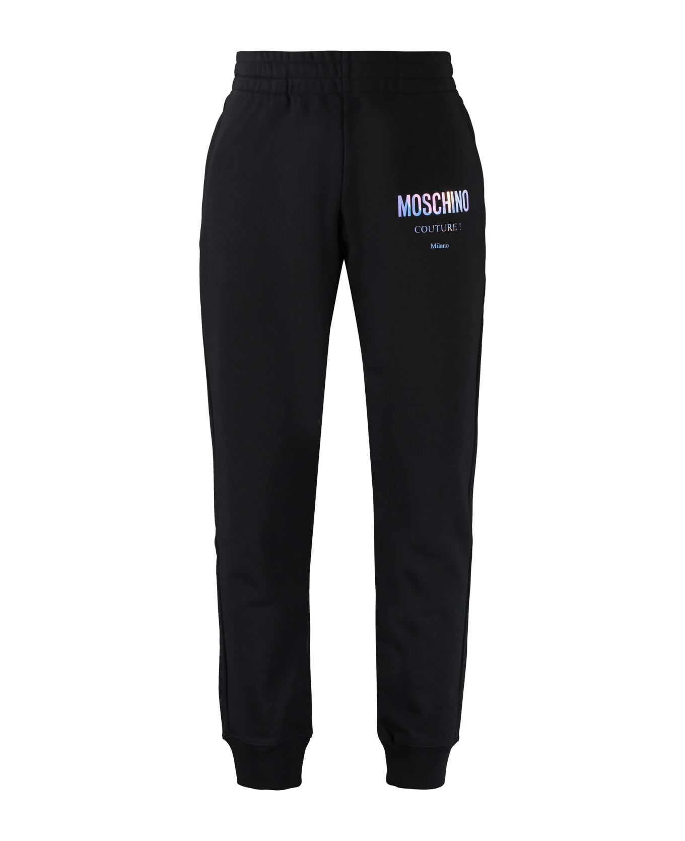 Moschino Logo Print Sweatpants - black