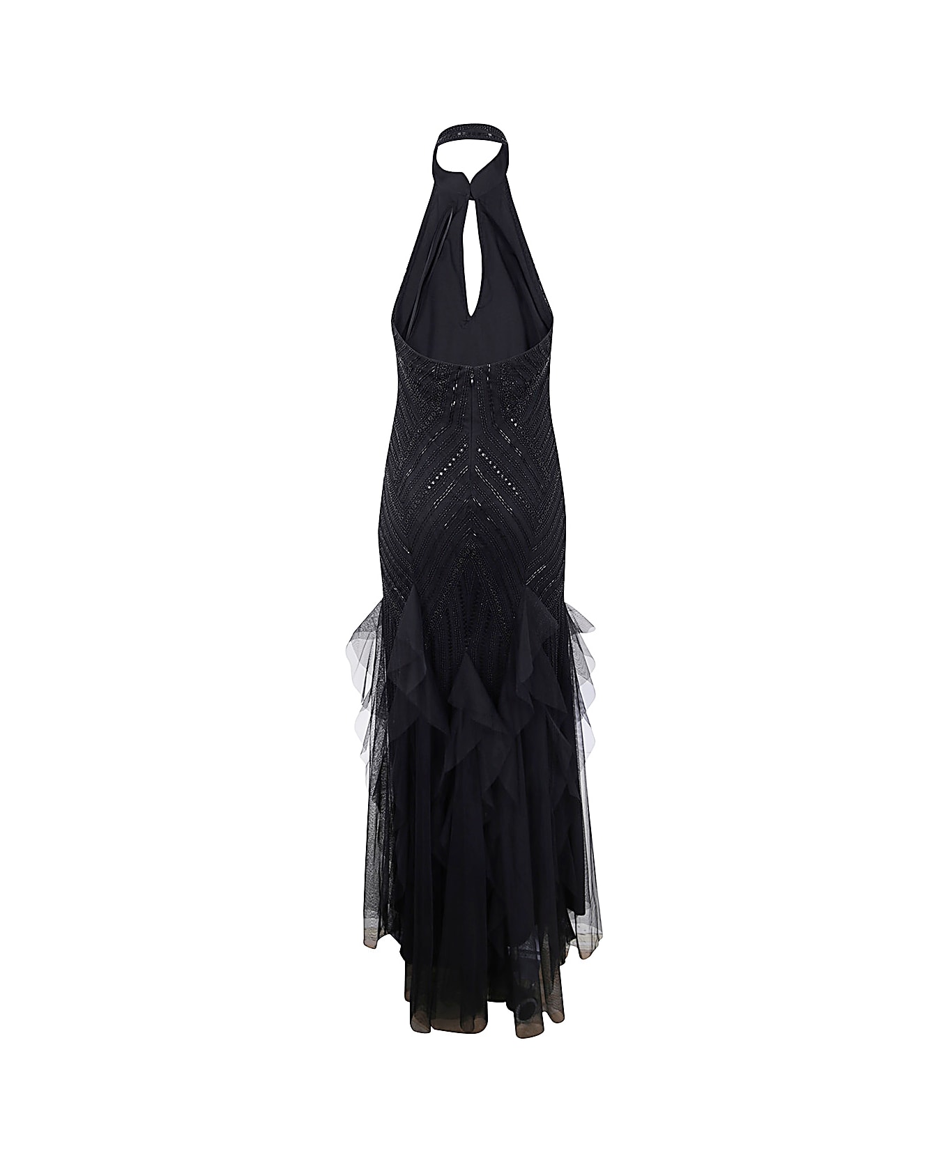 Ralph Lauren Pinette Sleeveless Gown - Black