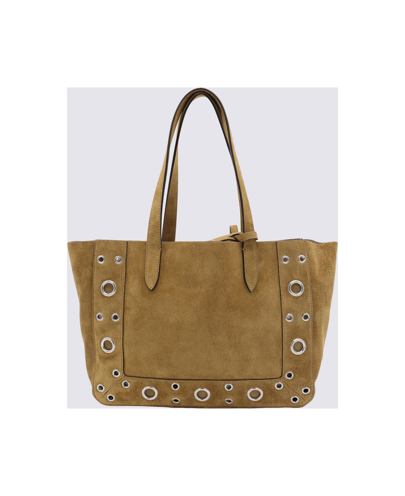 Valentino Garavani Beige Nellcote Leather Totes - HAVANA BEIGE