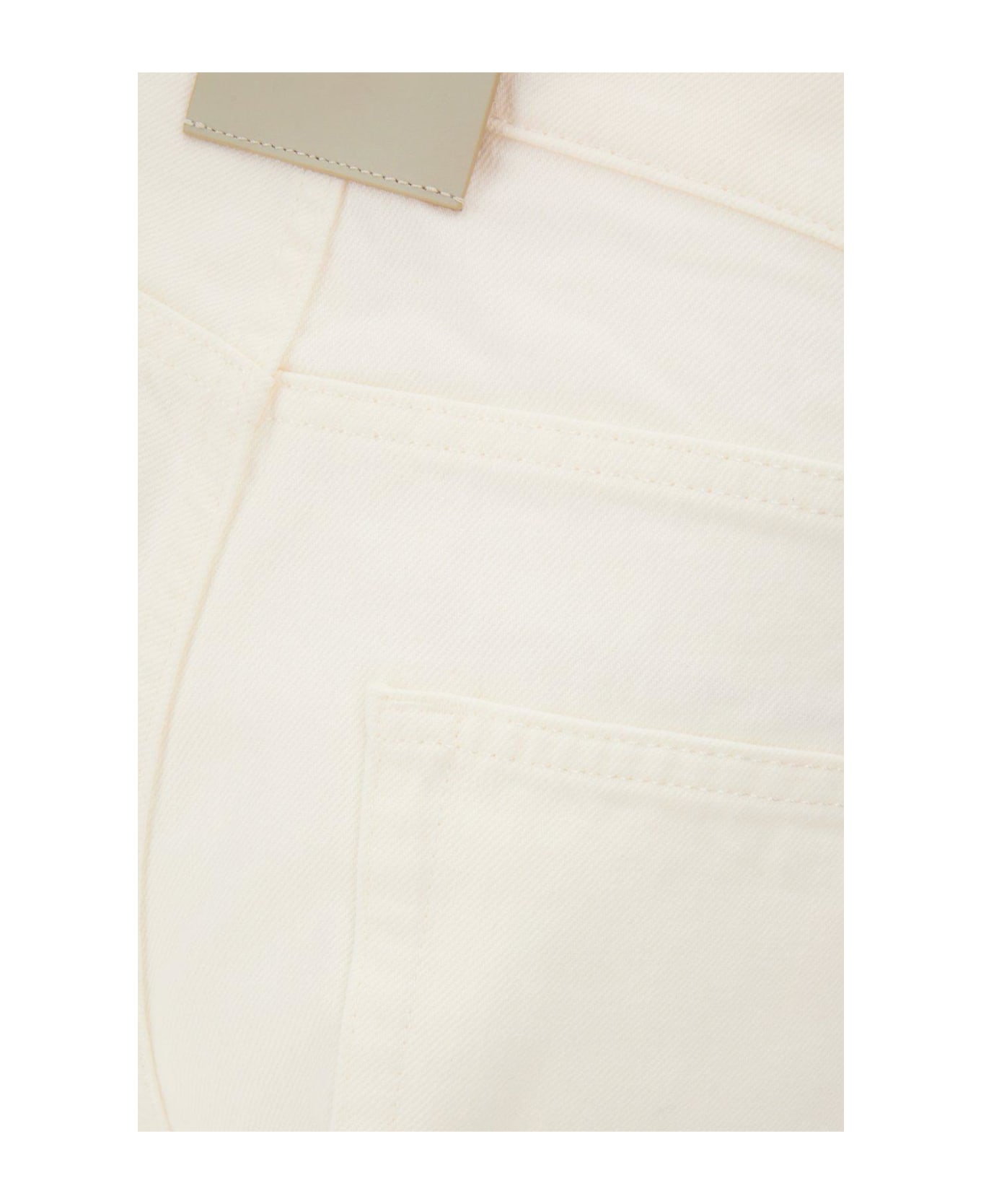 Lanvin Mid-rise Straight Leg Jeans - Optic White