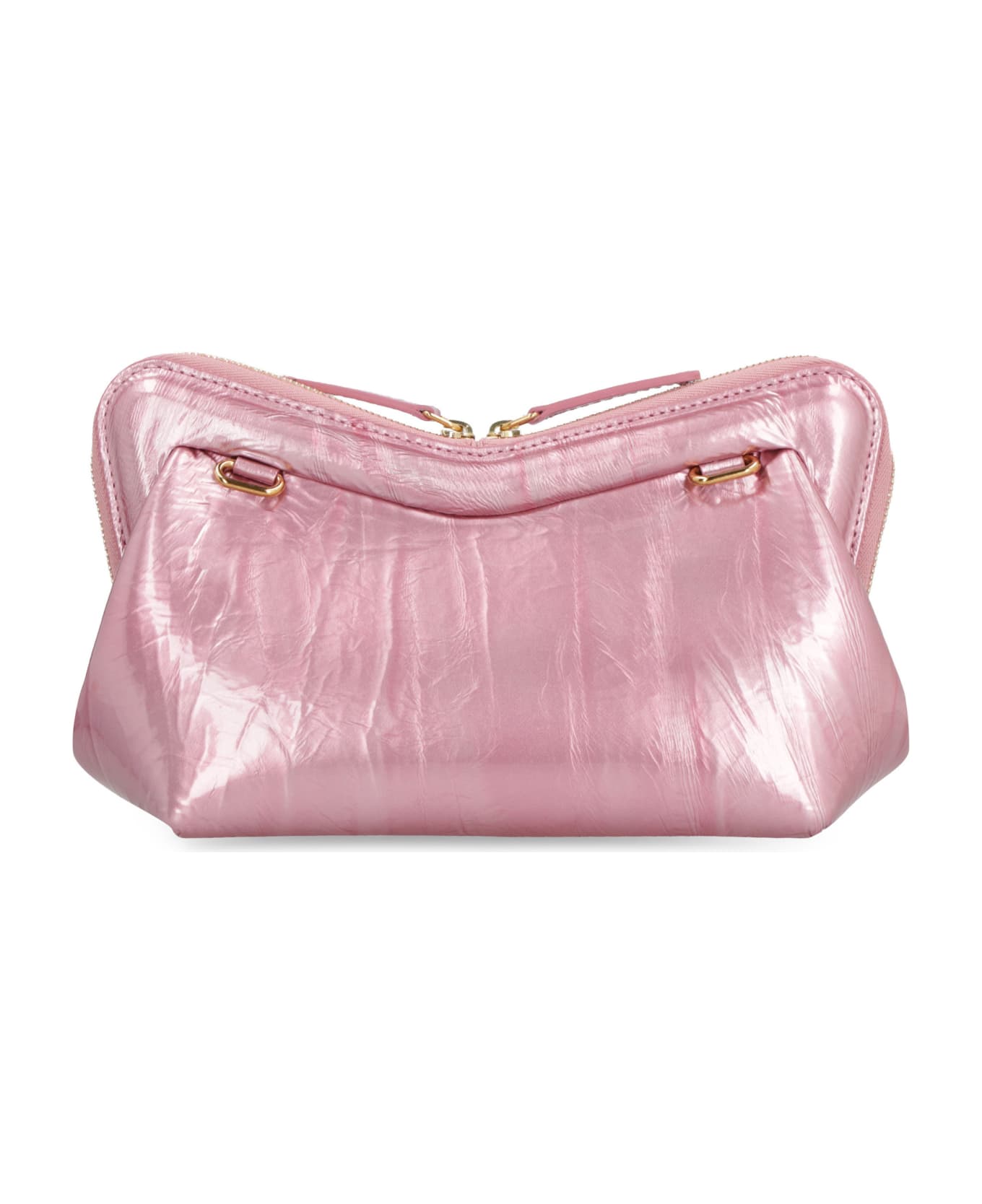 Mansur Gavriel Mini M Frame Leather Bag - Pink クラッチバッグ