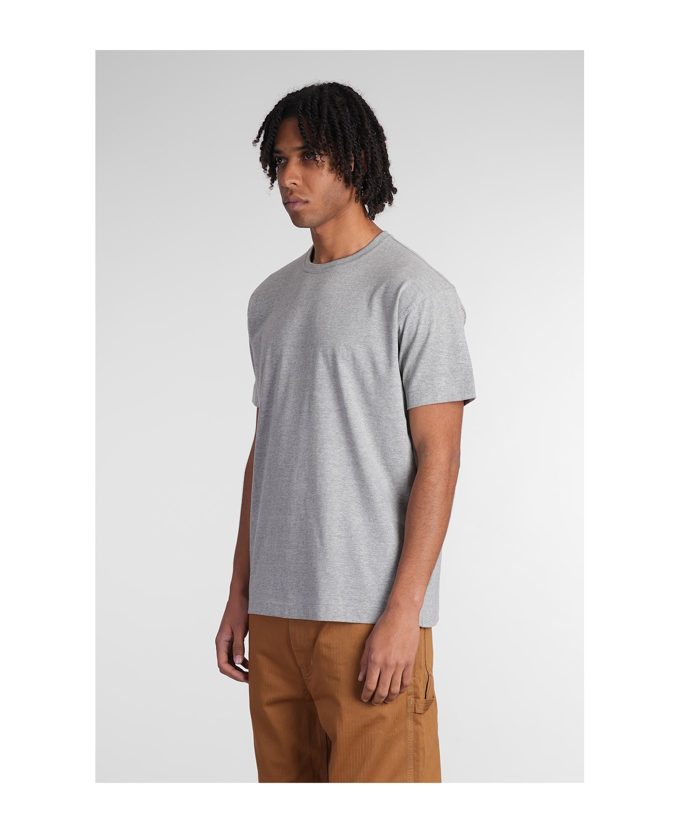 Comme des Garçons Play T-shirt In Grey Cotton - grey