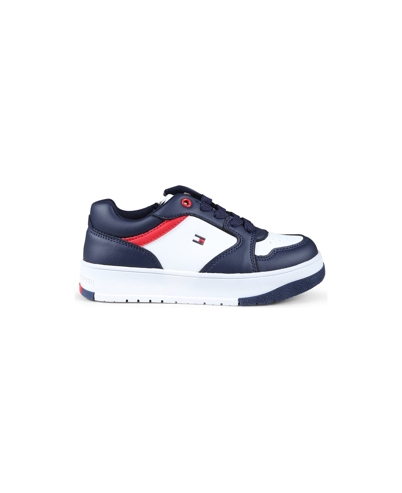 Tommy Hilfiger Blue Sneakers For Boy With Logo - Blue