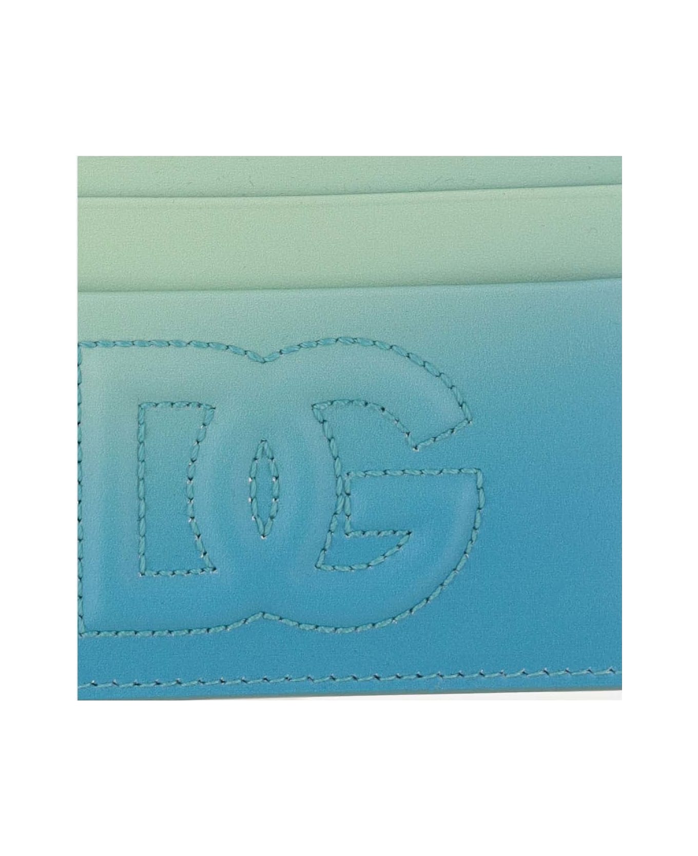 Dolce Blazer & Gabbana Dg Logo Card Holder - Red