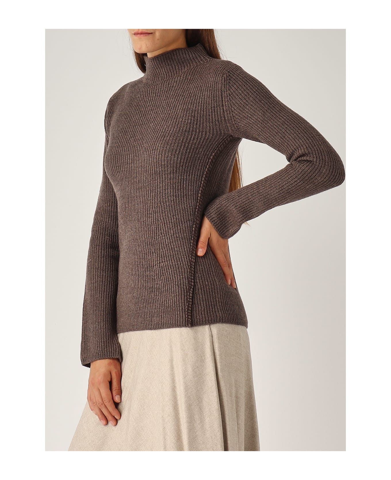 Max Mara Brianza Sweater - MARRONE