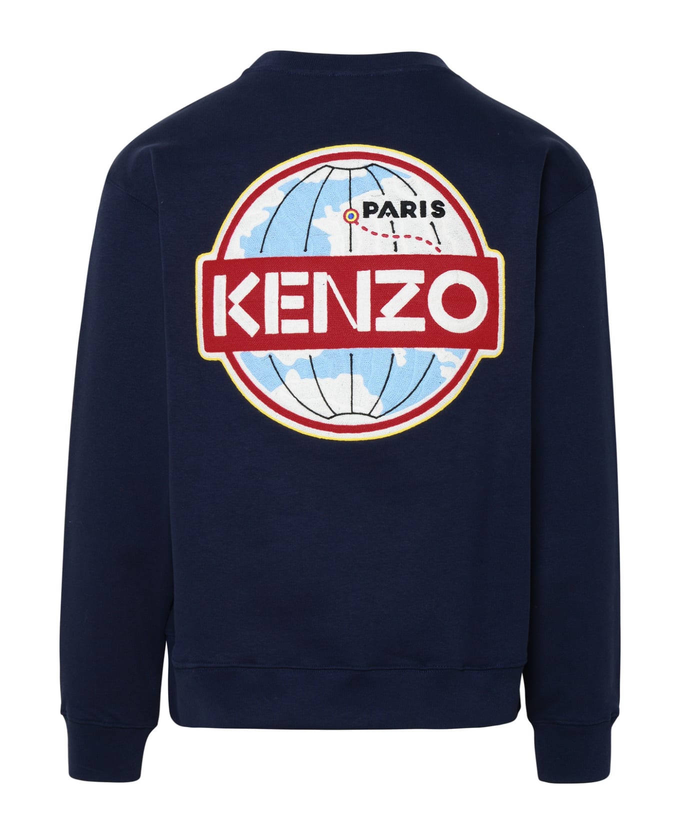 Kenzo Blue Cotton Sweatshirt - Blue