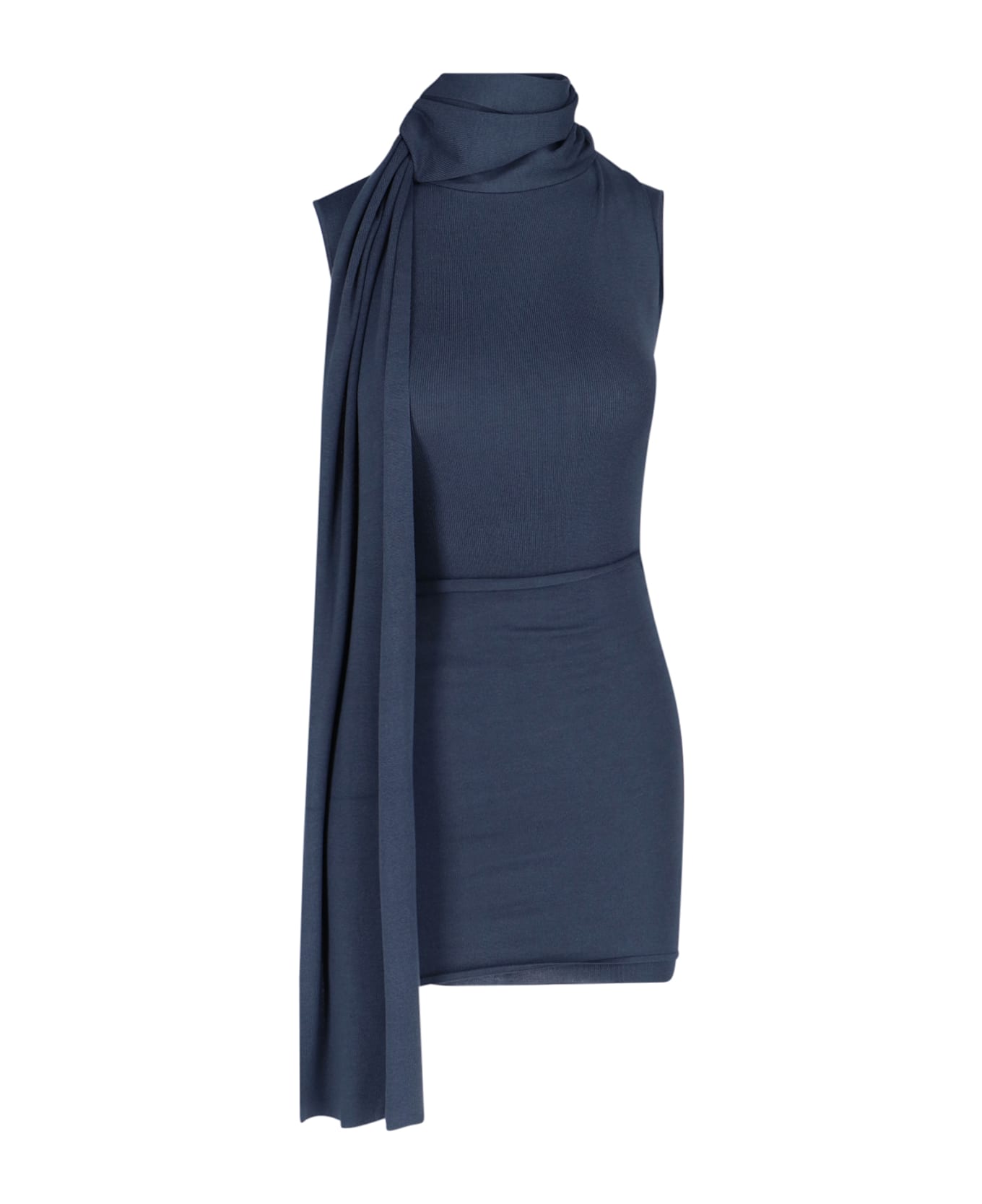 Aya Muse 
solar
 Mini Shawl Dress - Blue