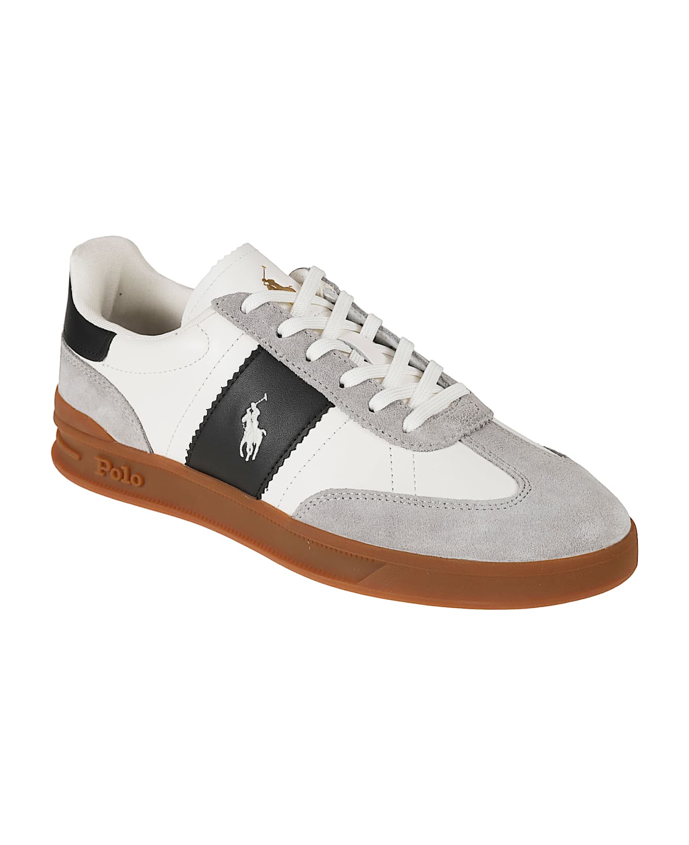 Polo Ralph Lauren Heritage Aera Sneakers - white/black/grey