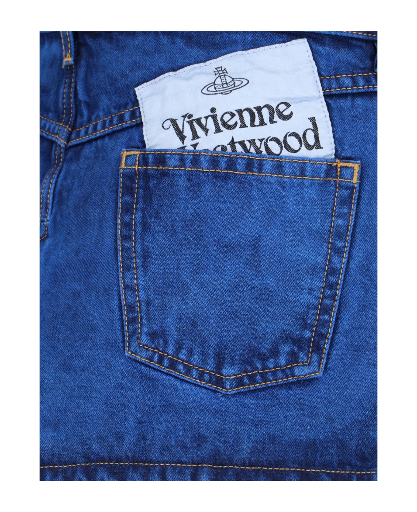 Vivienne Westwood Denim Mini Skirt - Blue スカート