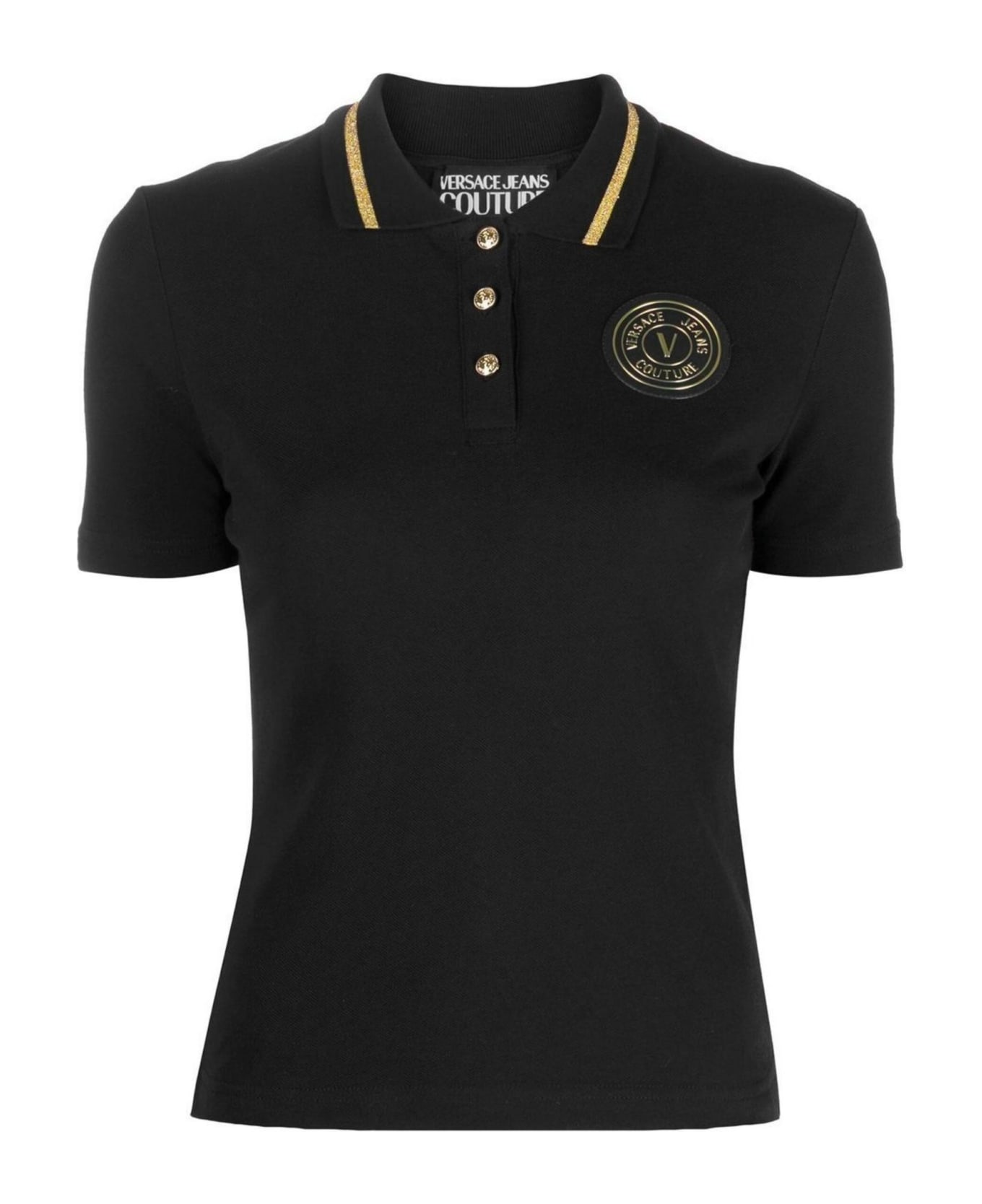 Versace Jeans Couture Polo - BLACK/GOLD