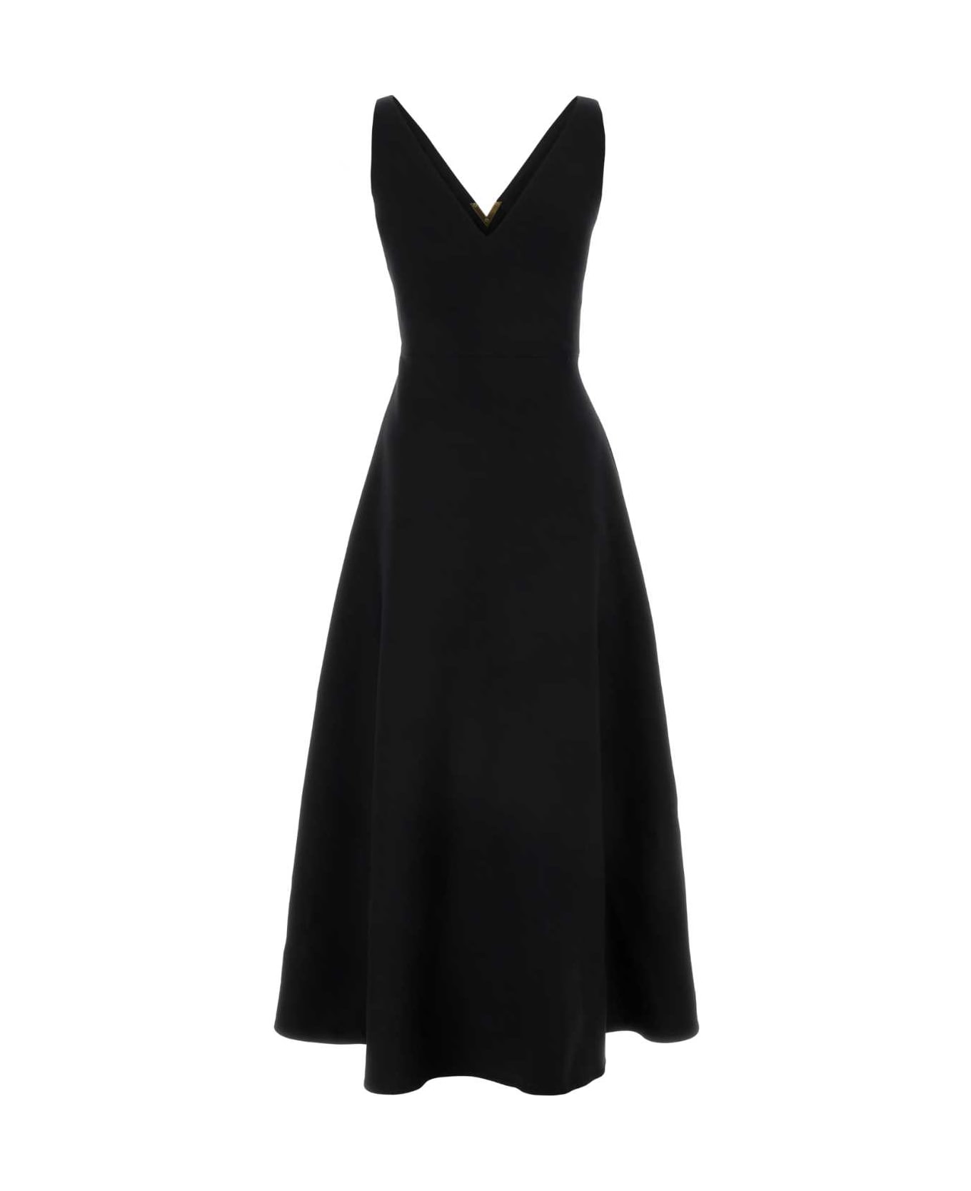 Valentino Garavani Black Crepe Couture Dress - NERO