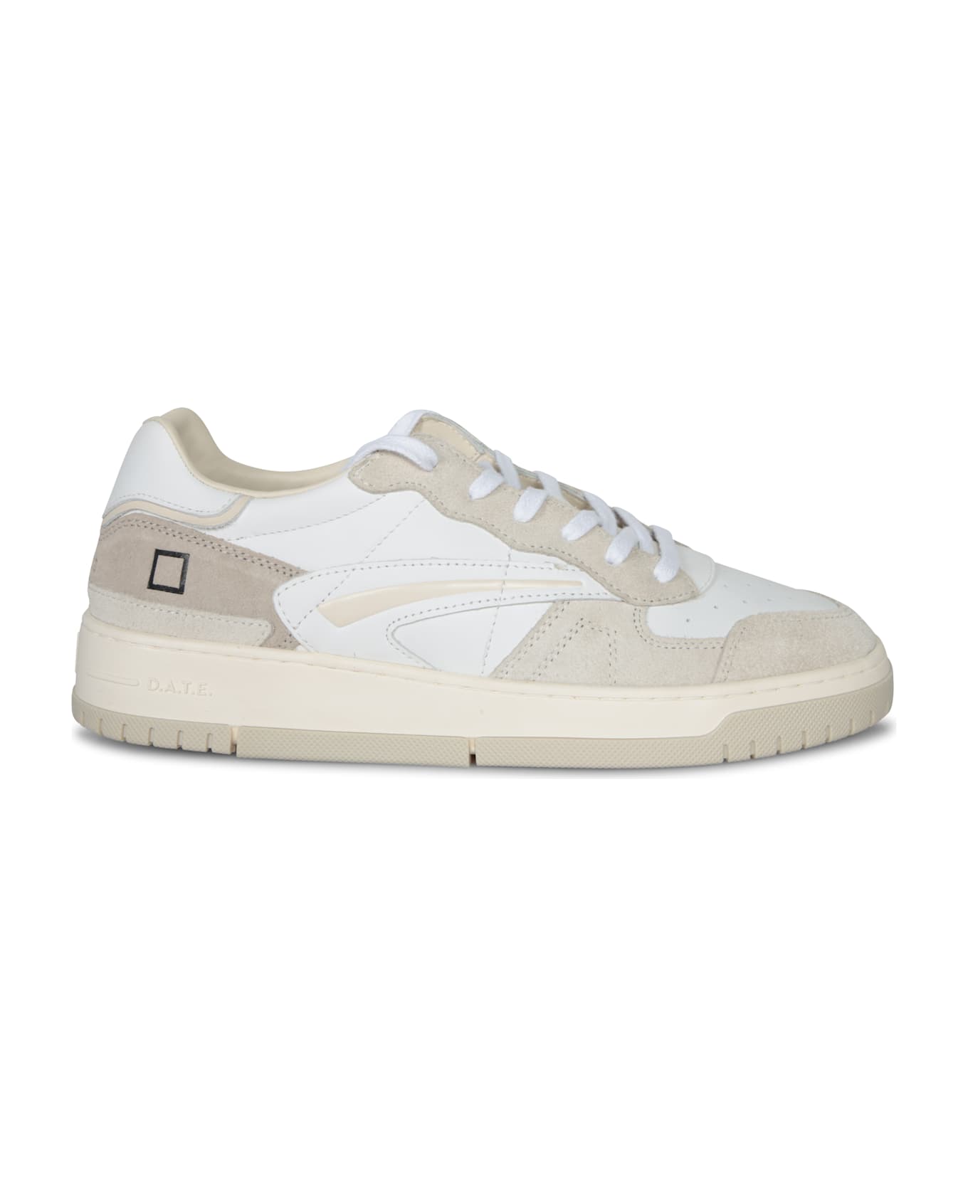D.A.T.E. Torneo White-beige Sneakers - White