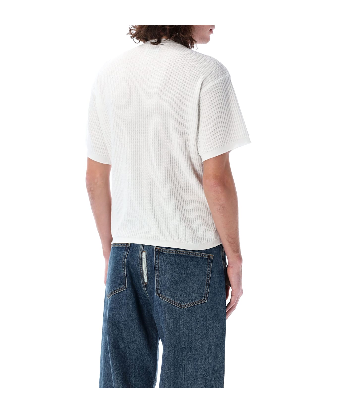 Magliano Waffle Tee - White