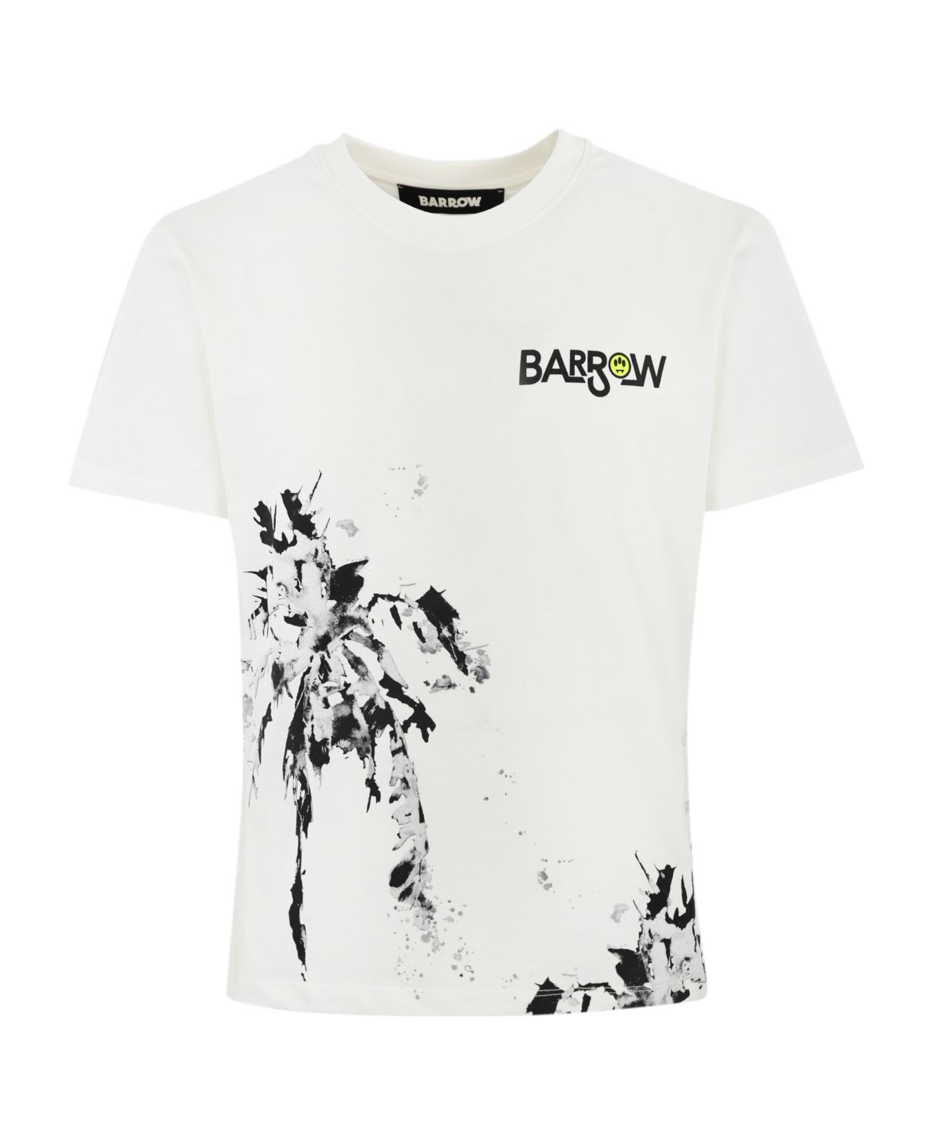 Barrow 3d Palm Print Cotton T-shirt