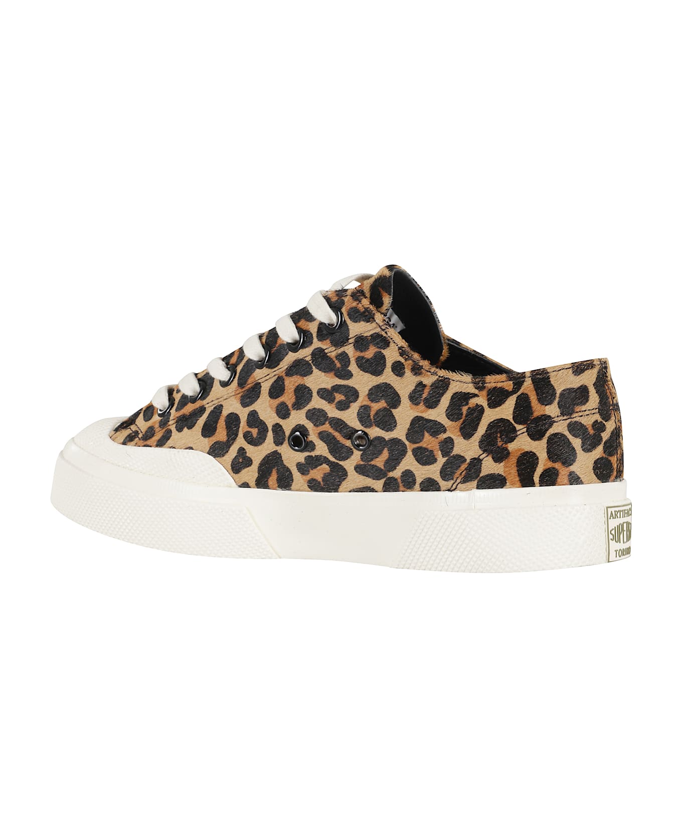 Superga 2432 Works Leopard Calfhair - Aok Leopard Print Offwhite