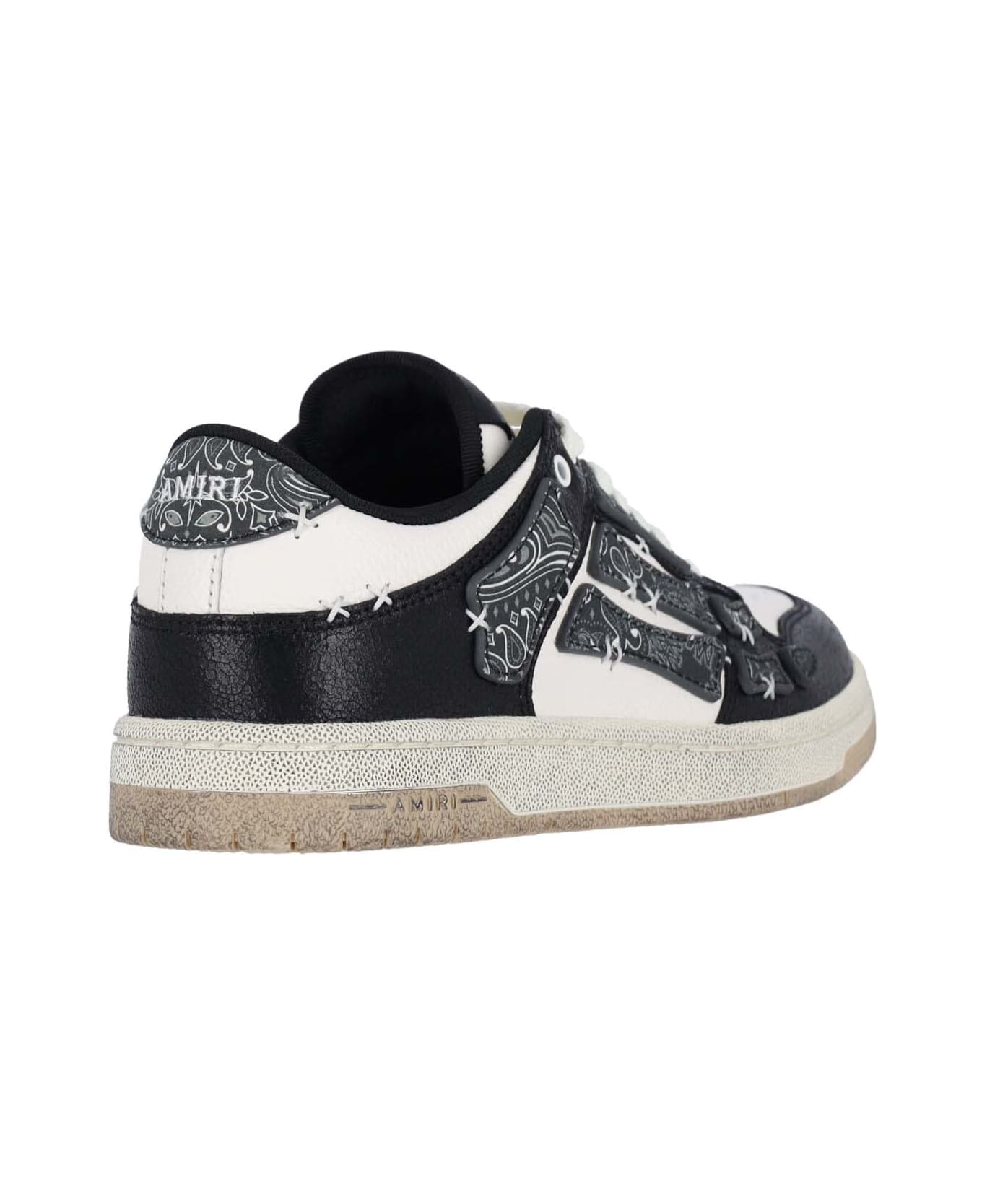 AMIRI "skel" Low Top Sneakers - Black  