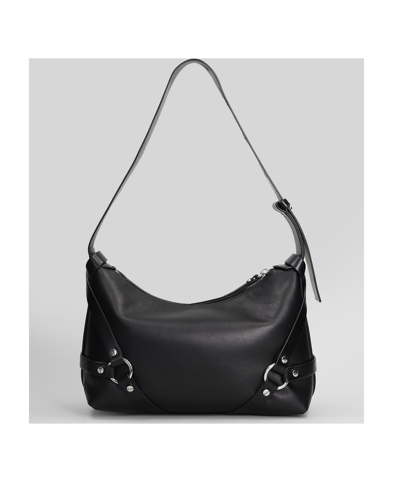 Ann Demeulemeester Tamar Shoulder Bag In Black Leather - black