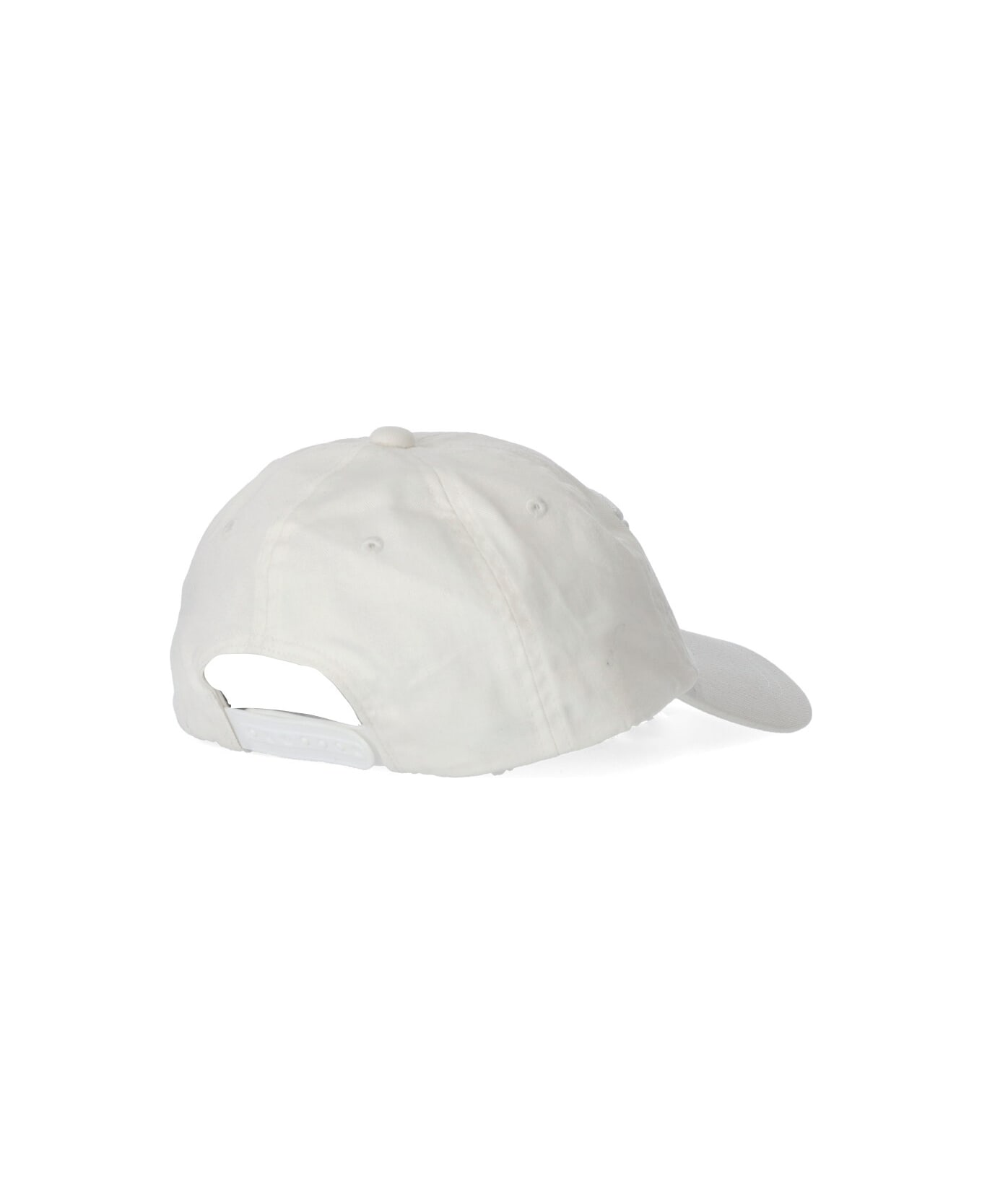 Emporio Armani Eagle White Baseball Cap - White