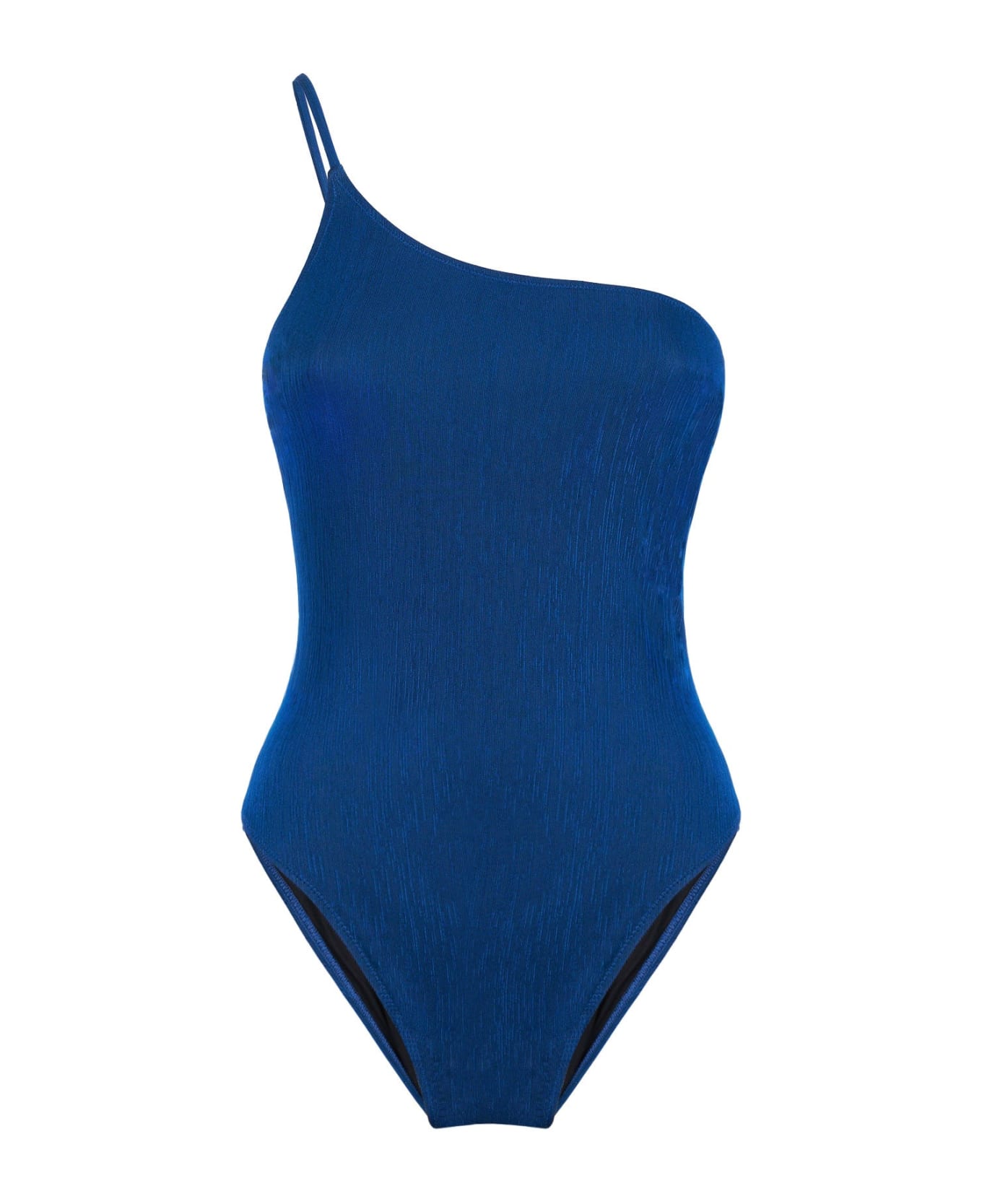 MC2 Saint Barth Bluette One Shoulder One-piece Swimsuit - BLUE