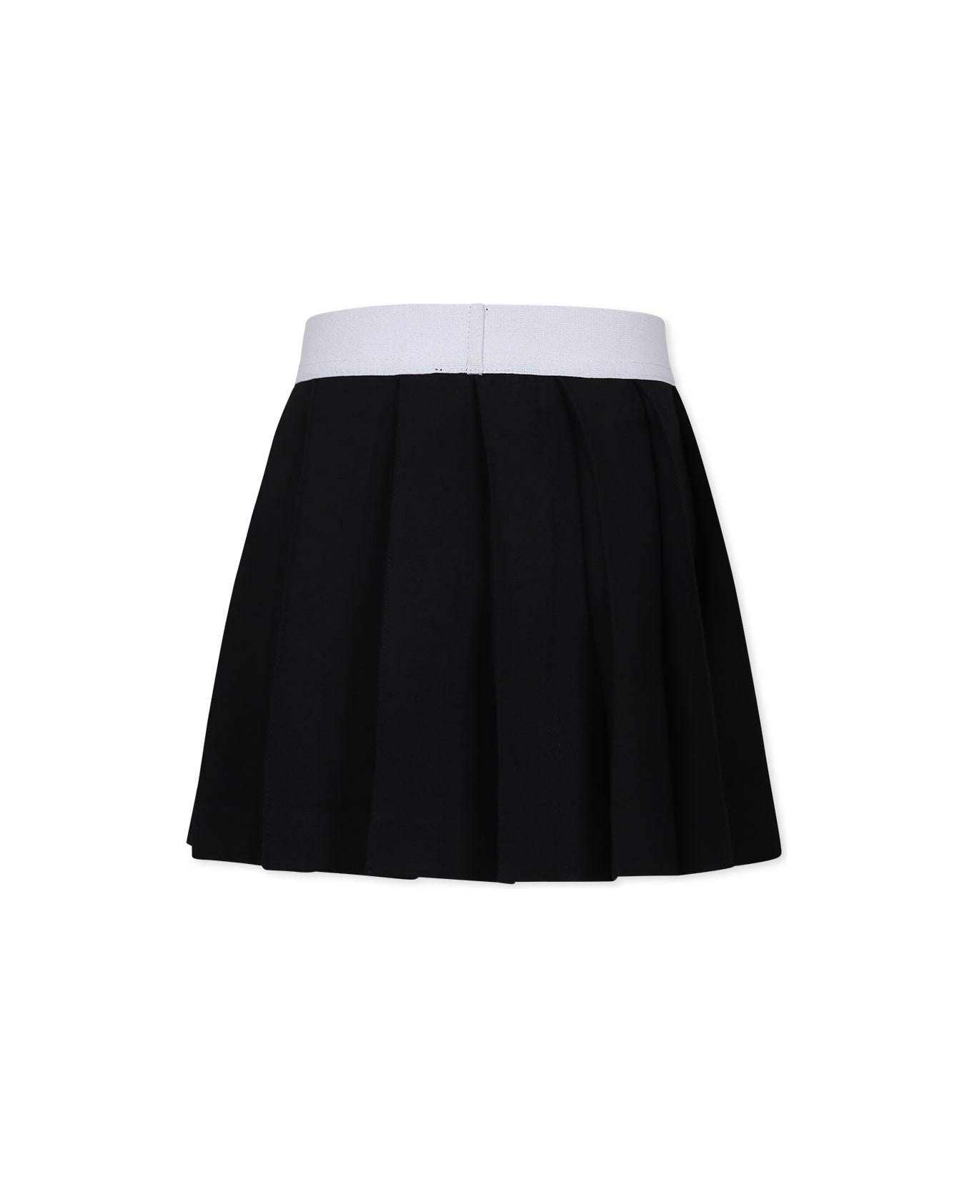 スカート VETEMENTS Woman Skirt Black UE54KN200B BLACK WHITE VETEMENTS Black Skirt For Girl With Logo | italist