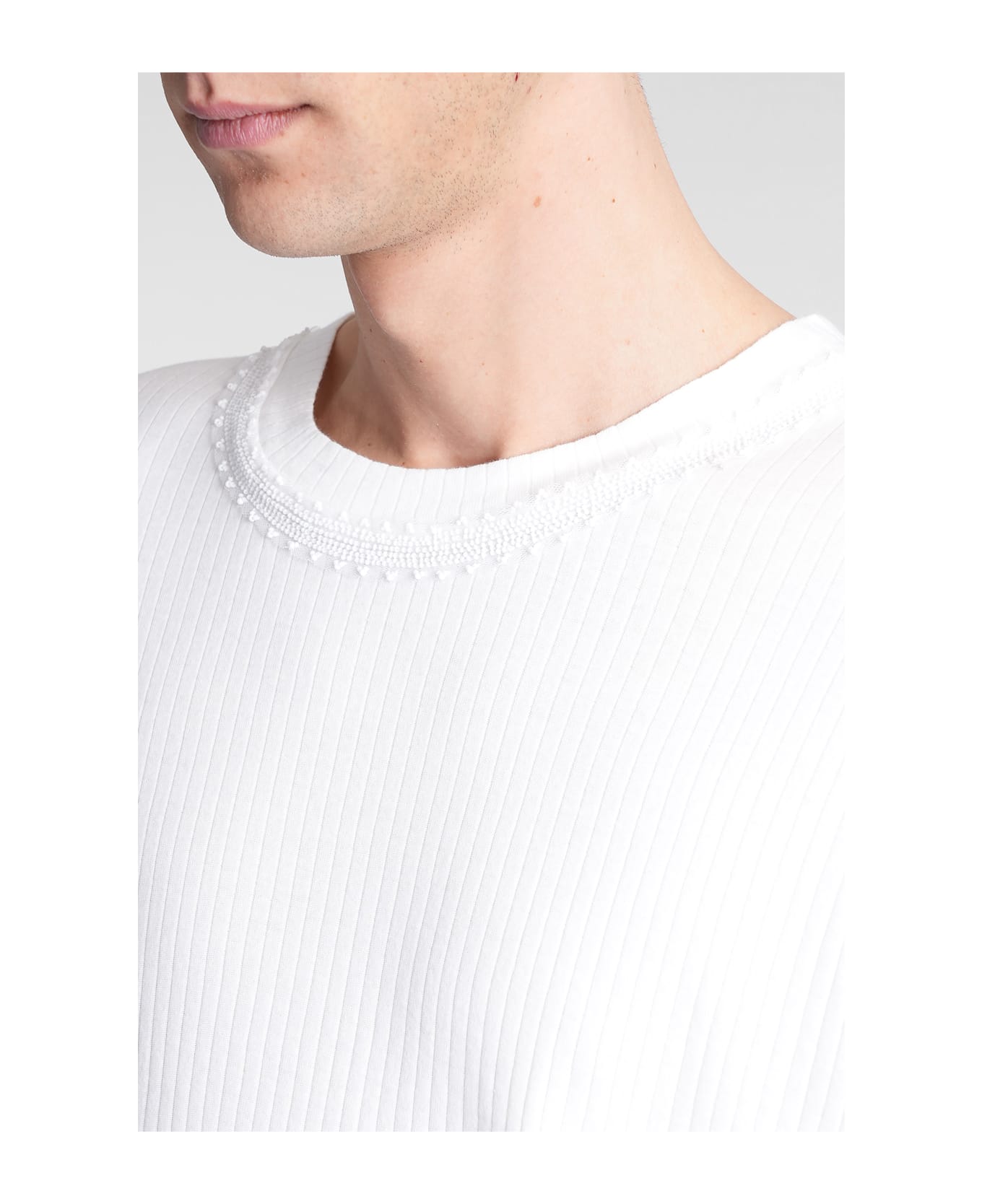 Bode T-shirt In White Cotton - white