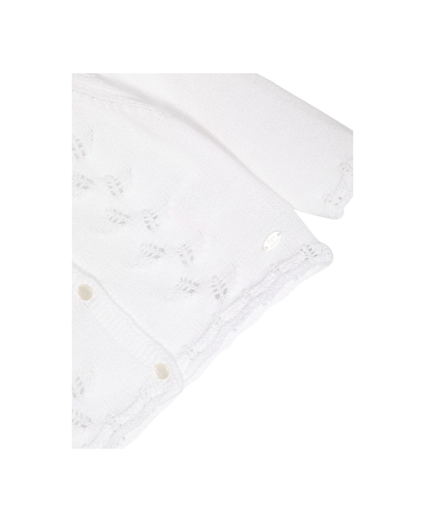 Tartine et Chocolat Cardigan - WHITE