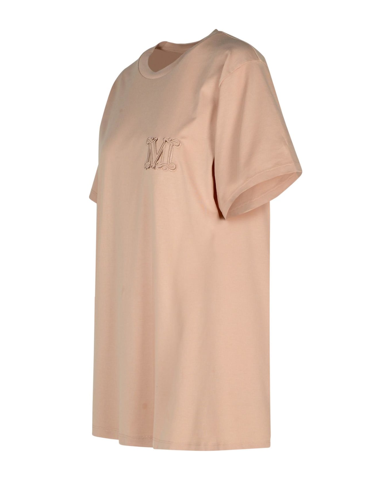 Max Mara Mango' Nude Cotton T-shirt - Nude