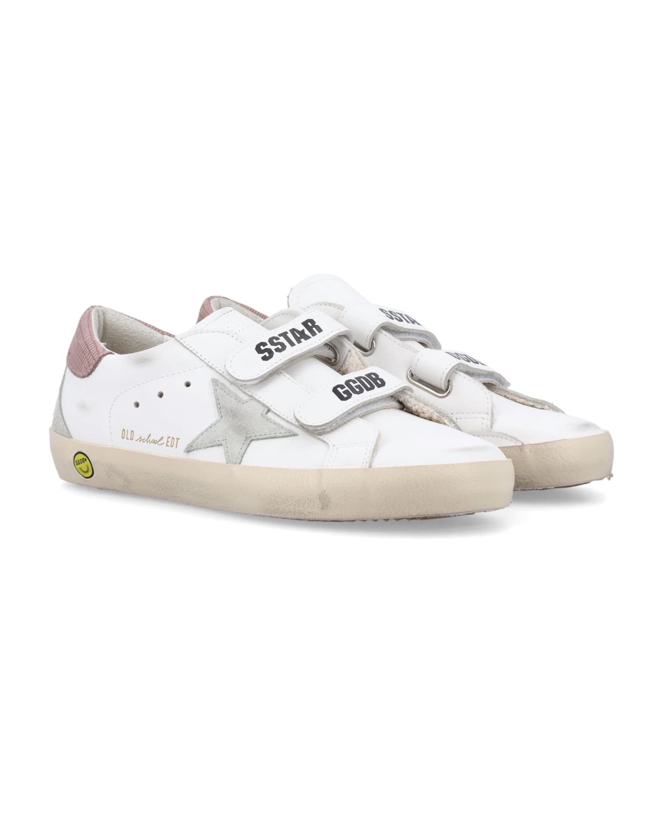 Golden Goose Kid - Old School Sneakers - WHITE/ICE