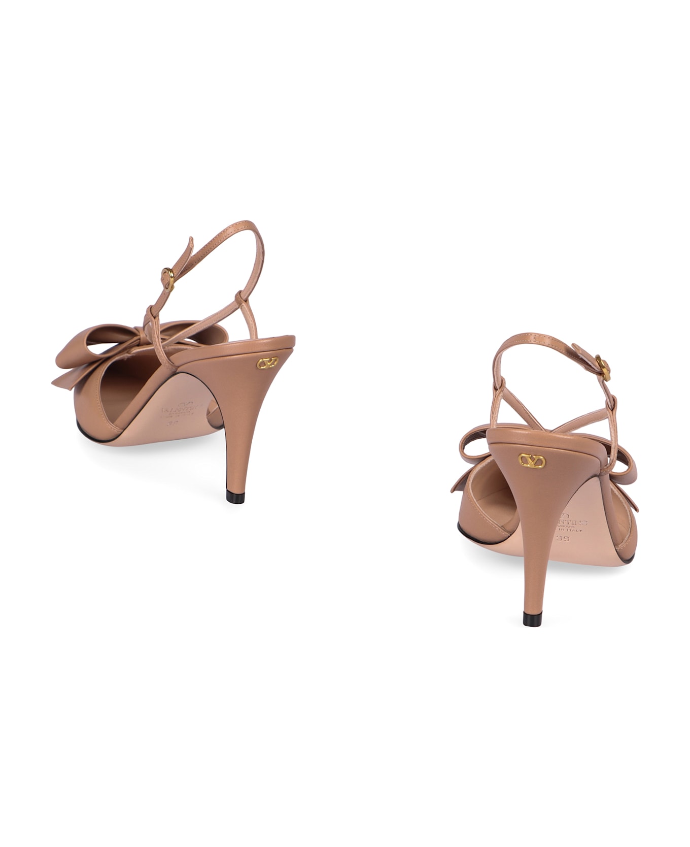 Valentino Garavani Bowow Leather Pumps - skin